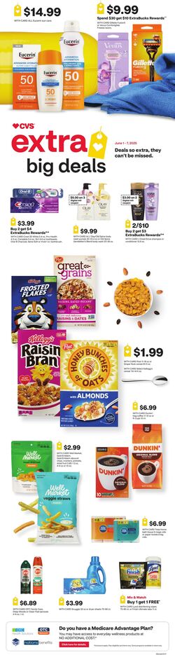 Weekly ad CVS Pharmacy 06/01/2025 - 06/07/2025