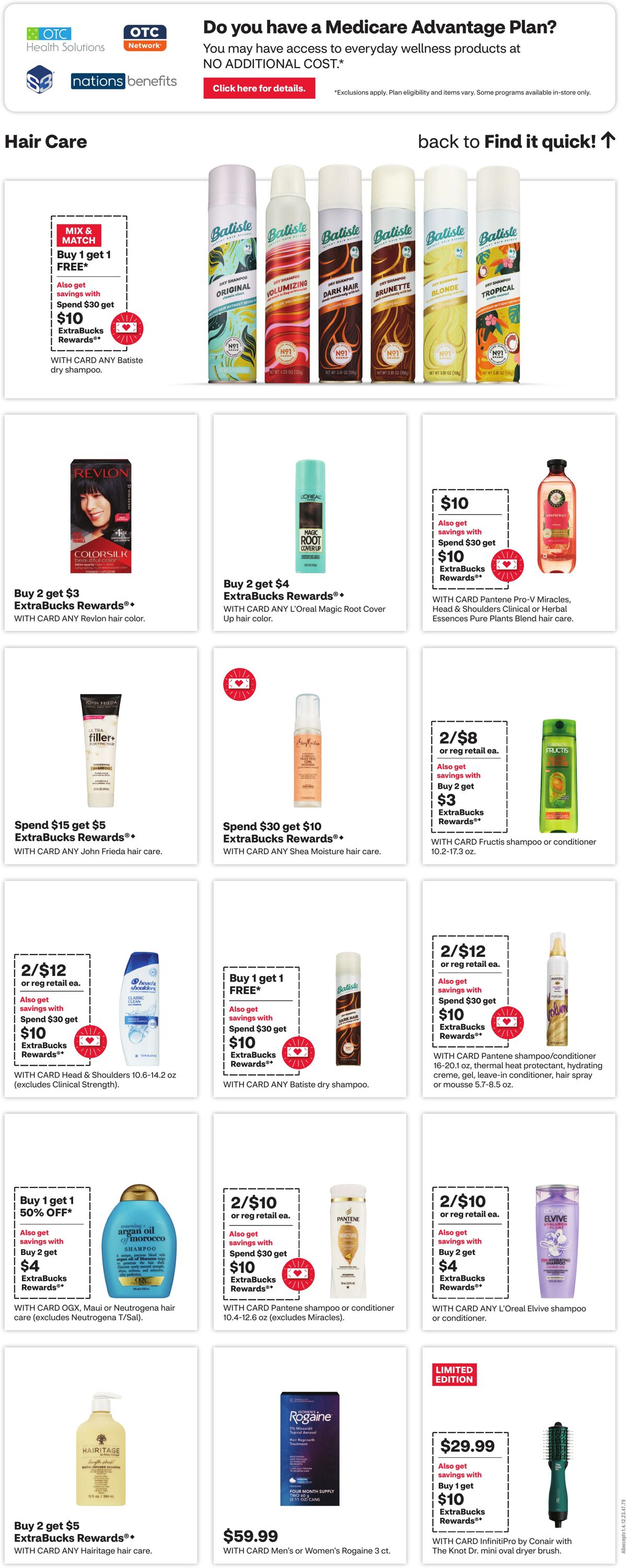 Weekly ad CVS Pharmacy 12/22/2024 - 12/28/2024