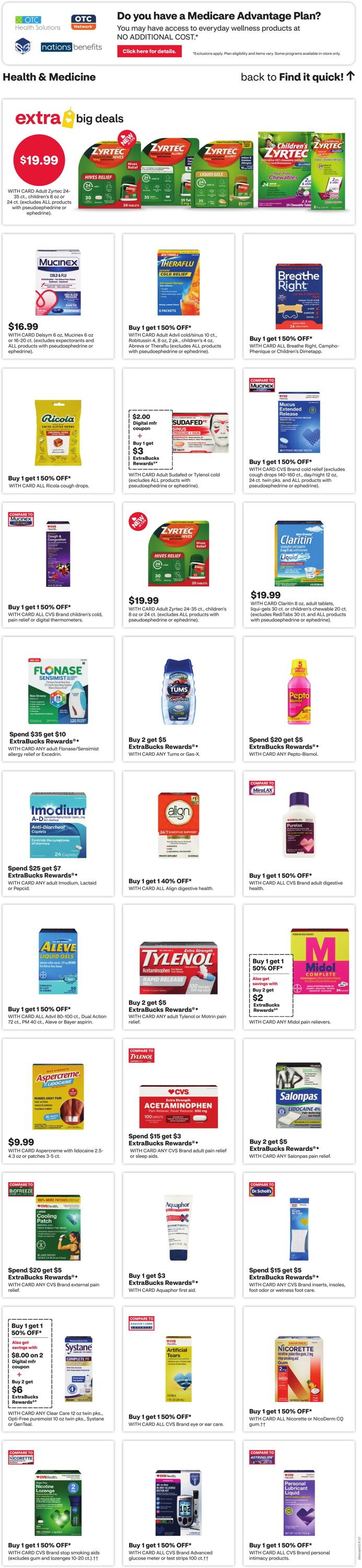 Weekly ad CVS Pharmacy 10/19/2025 - 10/25/2025