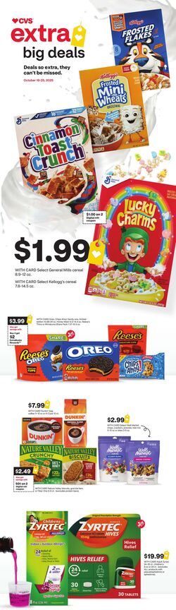 Weekly ad CVS Pharmacy 10/19/2025 - 10/25/2025