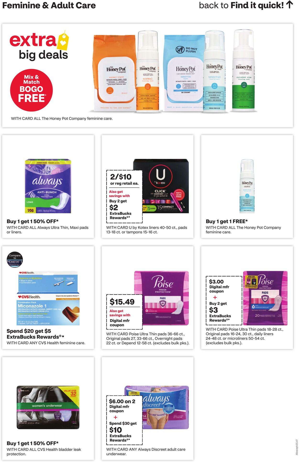 Weekly ad CVS Pharmacy 10/20/2024 - 10/26/2024