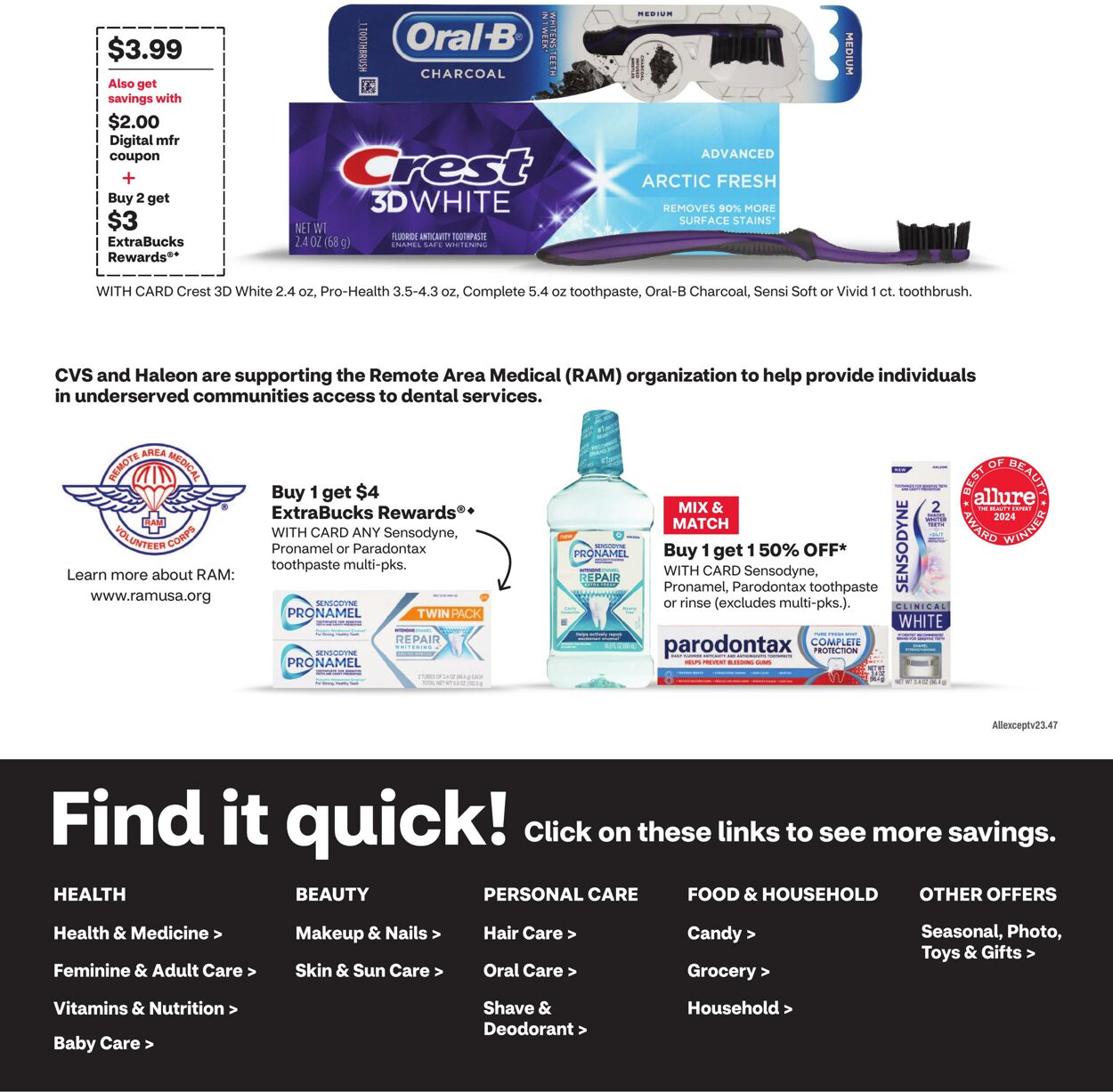 Weekly ad CVS Pharmacy 10/27/2024 - 11/02/2024