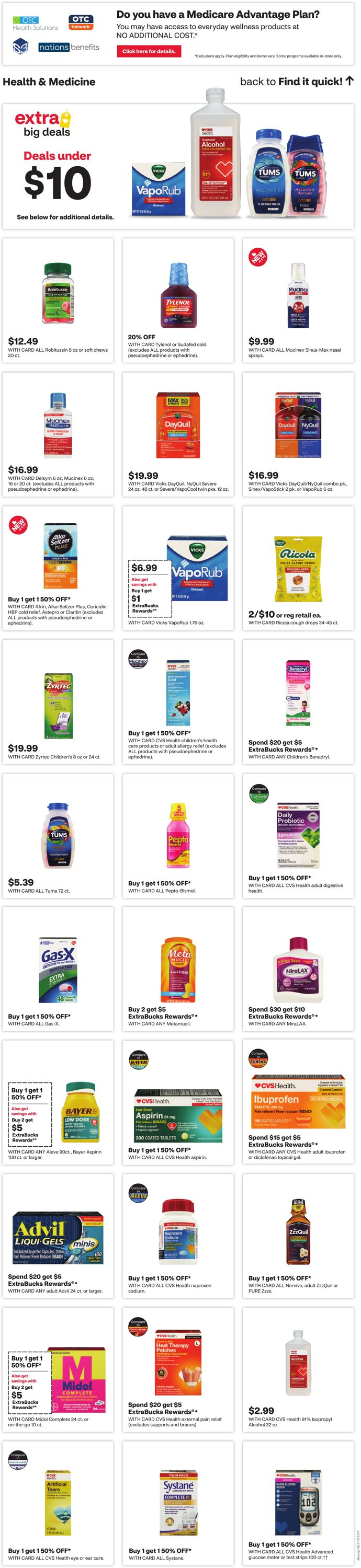 Weekly ad CVS Pharmacy 10/27/2024 - 11/02/2024