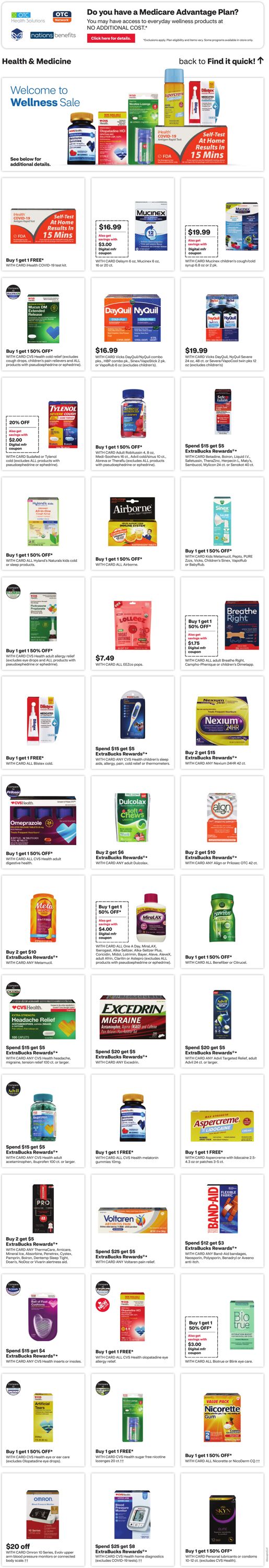 Weekly ad CVS Pharmacy 12/29/2024 - 01/04/2025