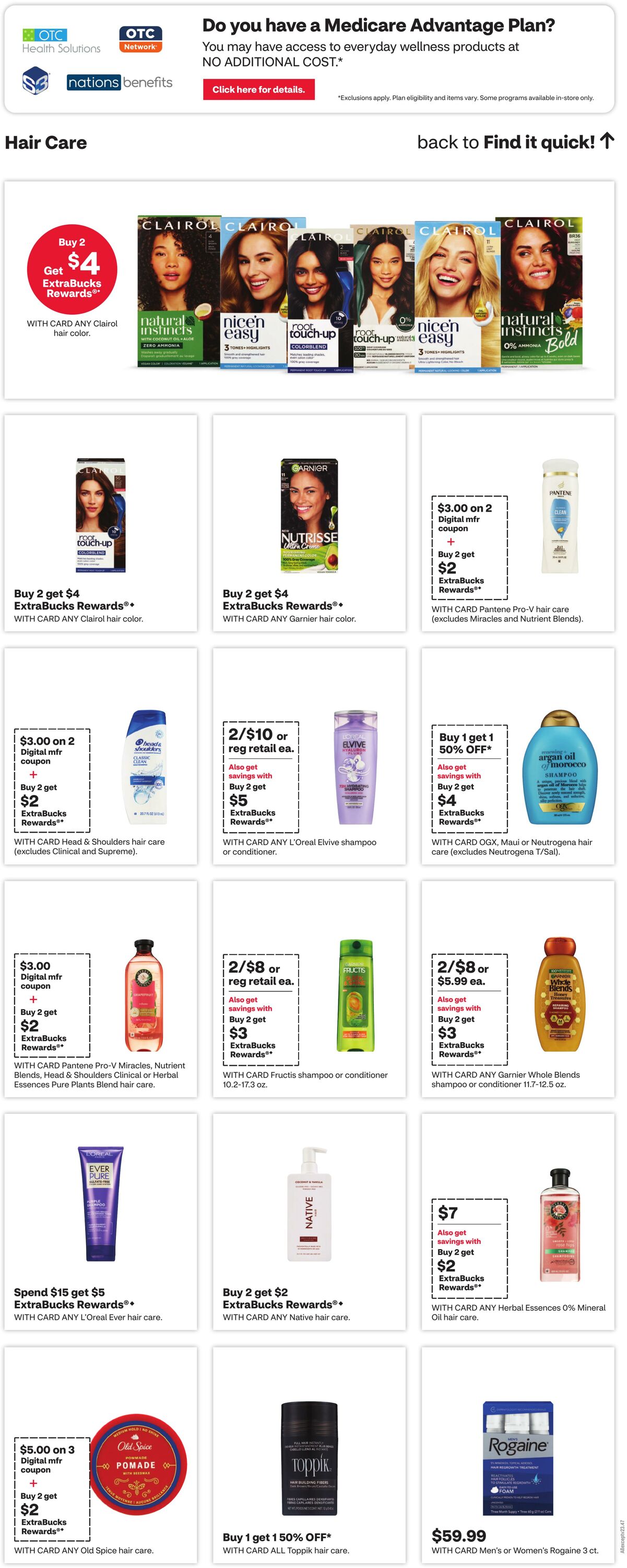 Weekly ad CVS Pharmacy 12/29/2024 - 01/04/2025