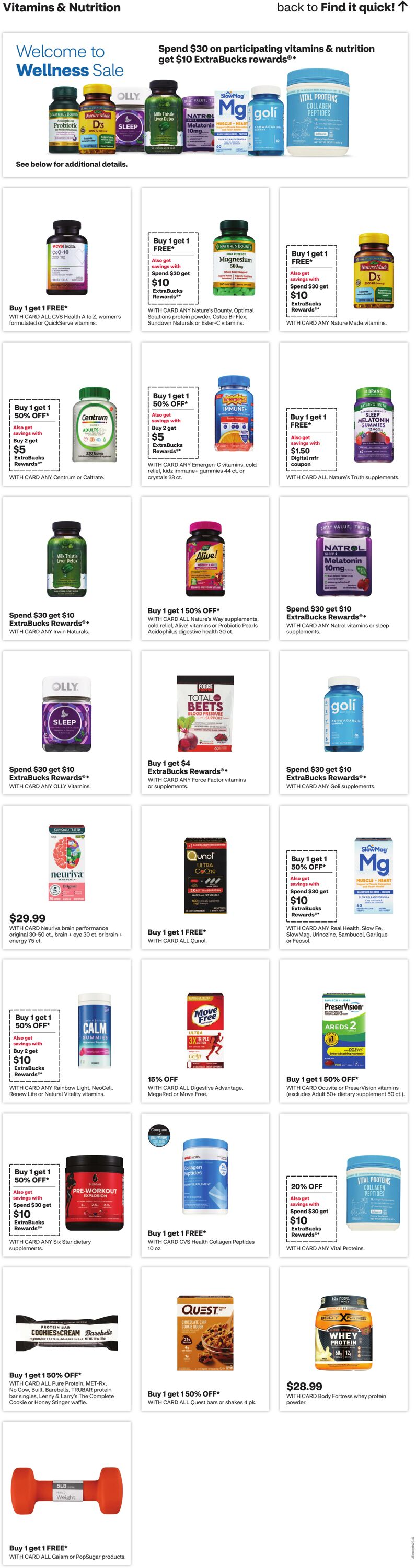 Weekly ad CVS Pharmacy 12/29/2024 - 01/04/2025