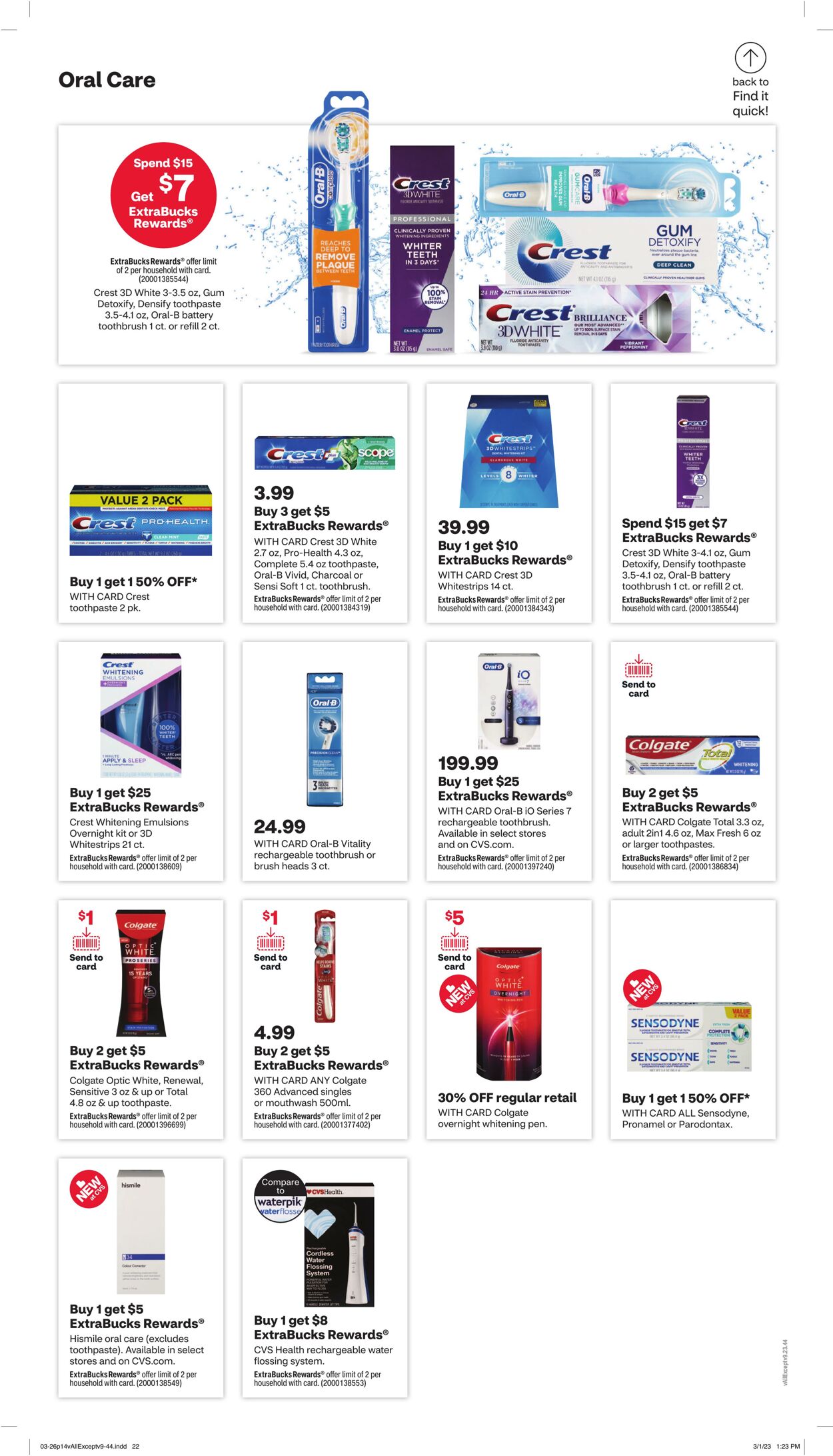 Weekly ad CVS Pharmacy 03/26/2023 - 04/01/2023