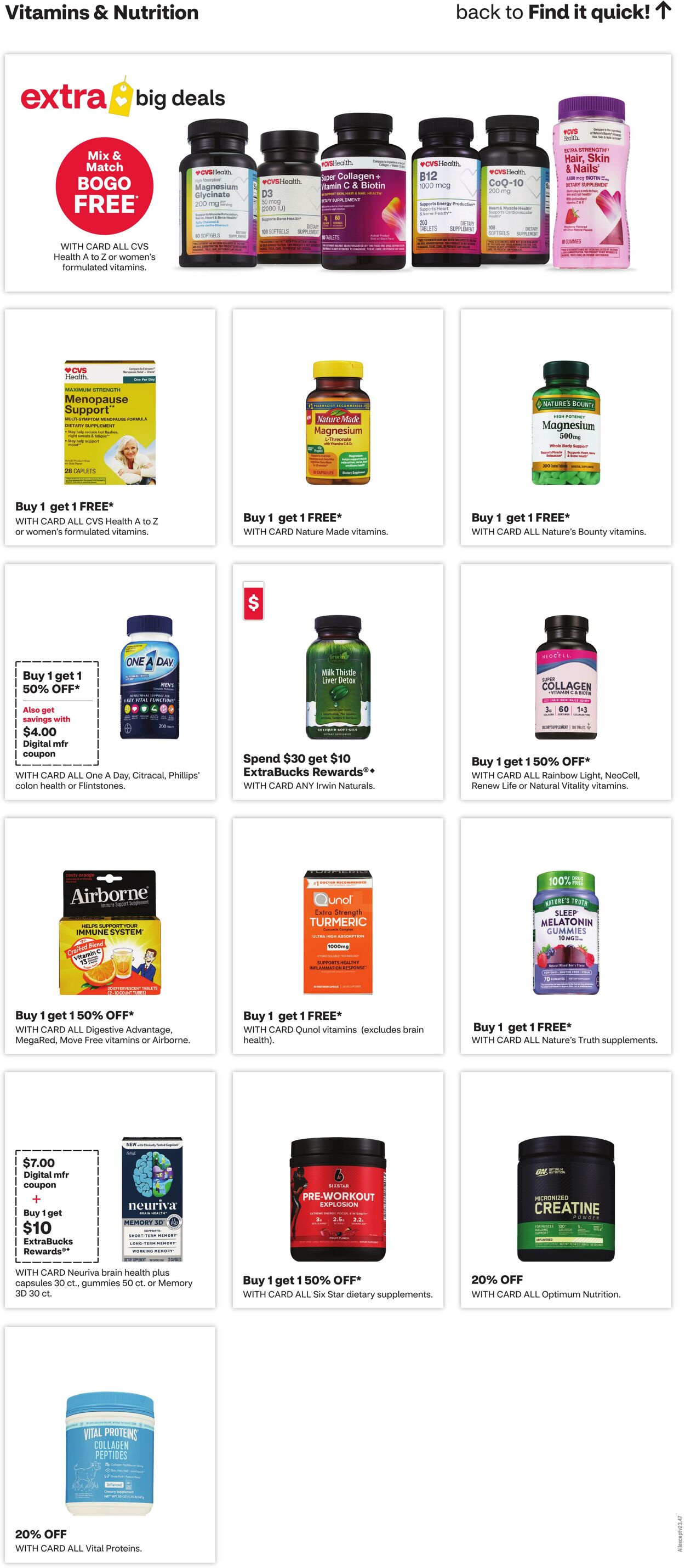 Weekly ad CVS Pharmacy 08/03/2025 - 08/09/2025