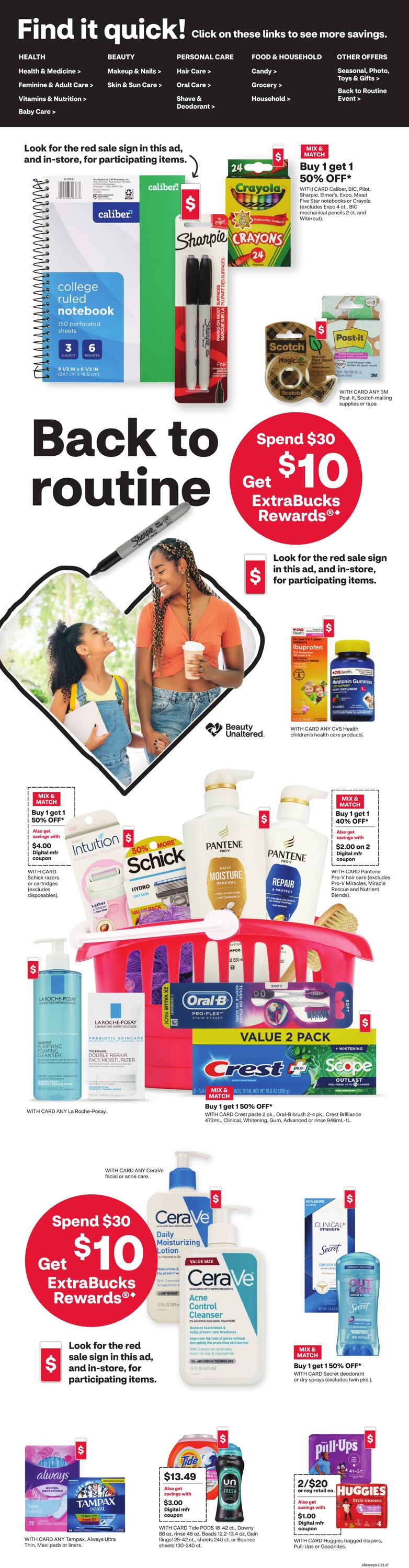Weekly ad CVS Pharmacy 08/03/2025 - 08/09/2025