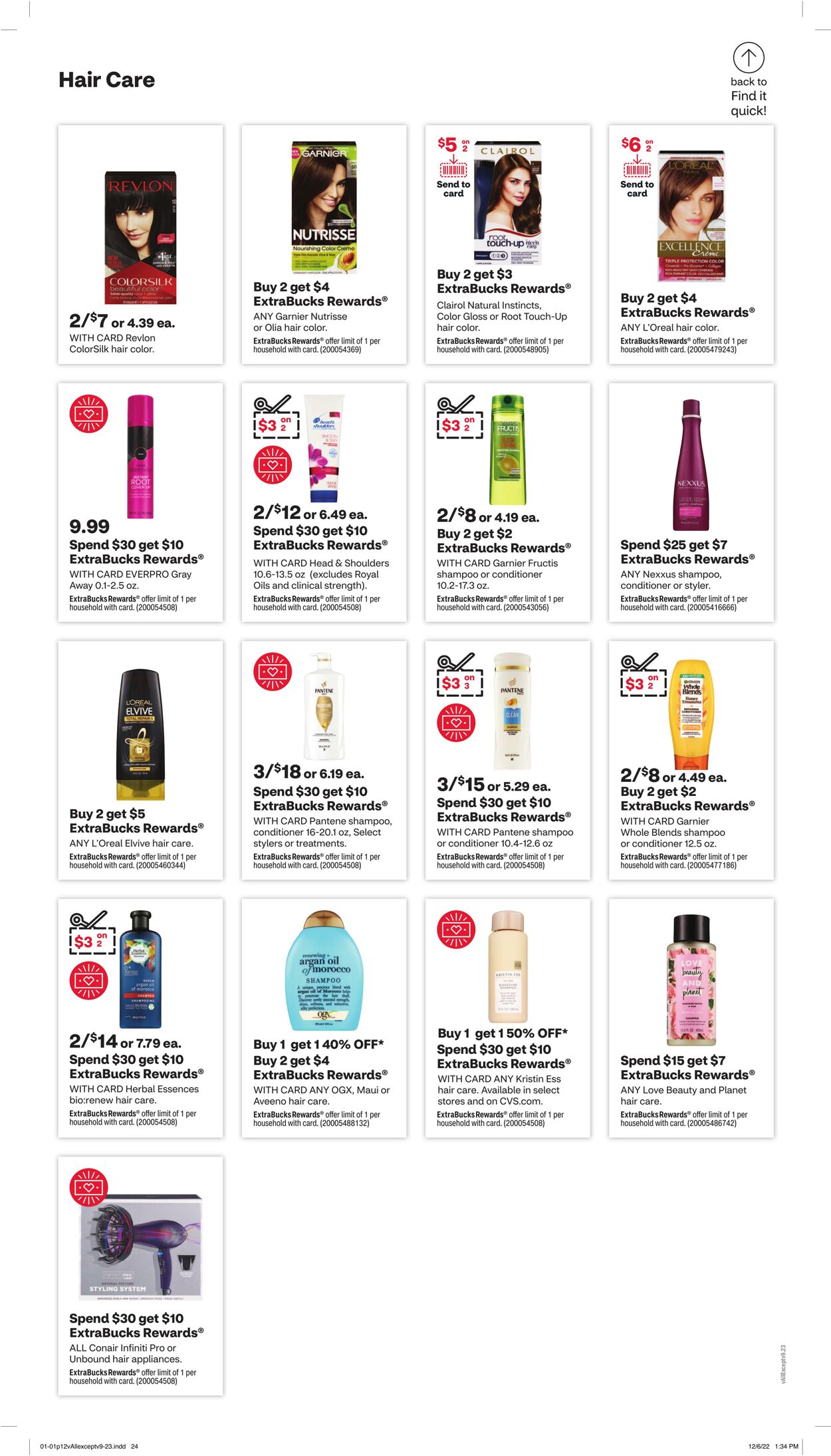 Weekly ad CVS Pharmacy 01/01/2023 - 01/07/2023