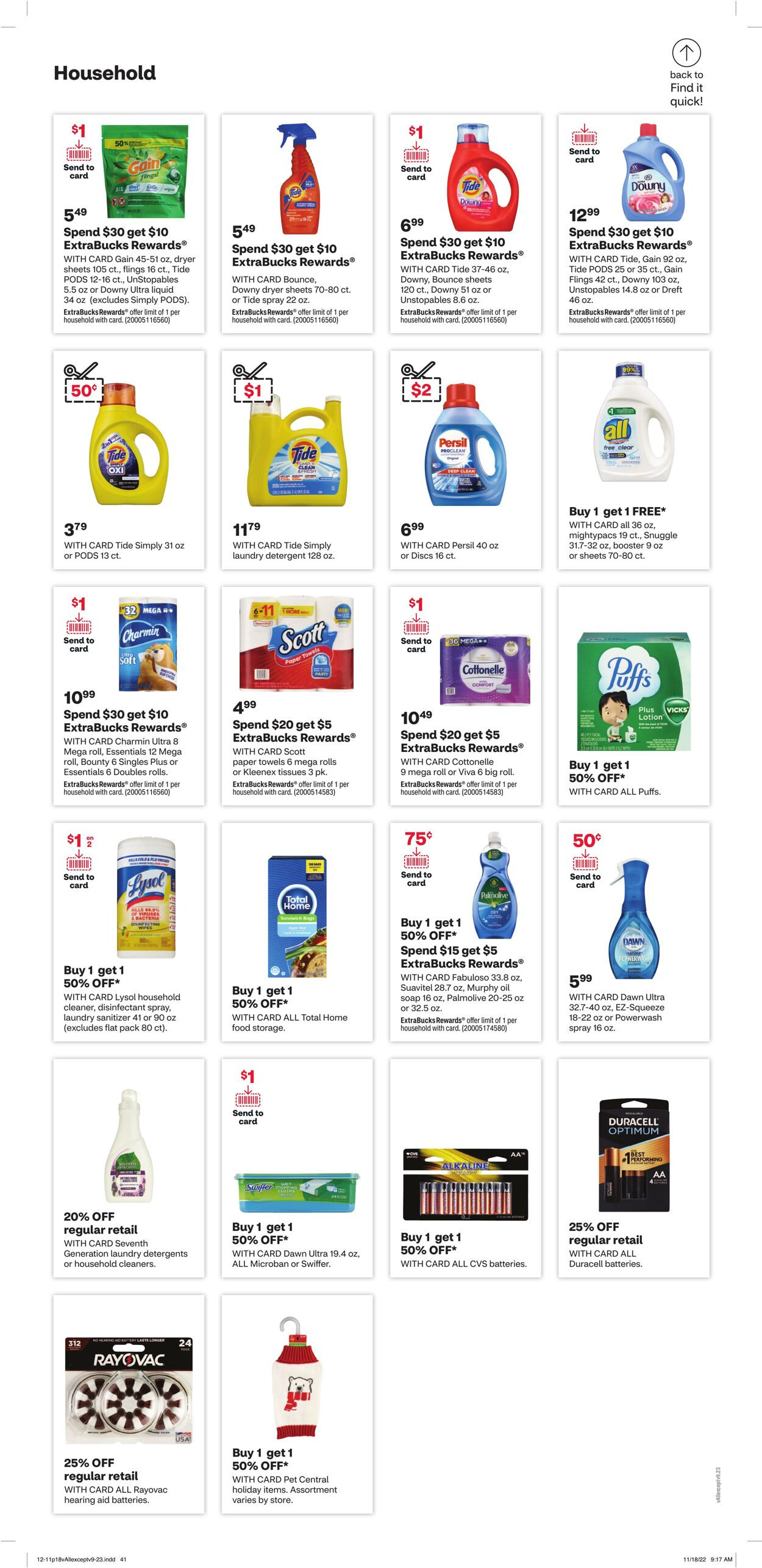 Weekly ad CVS Pharmacy 12/11/2022 - 12/18/2022