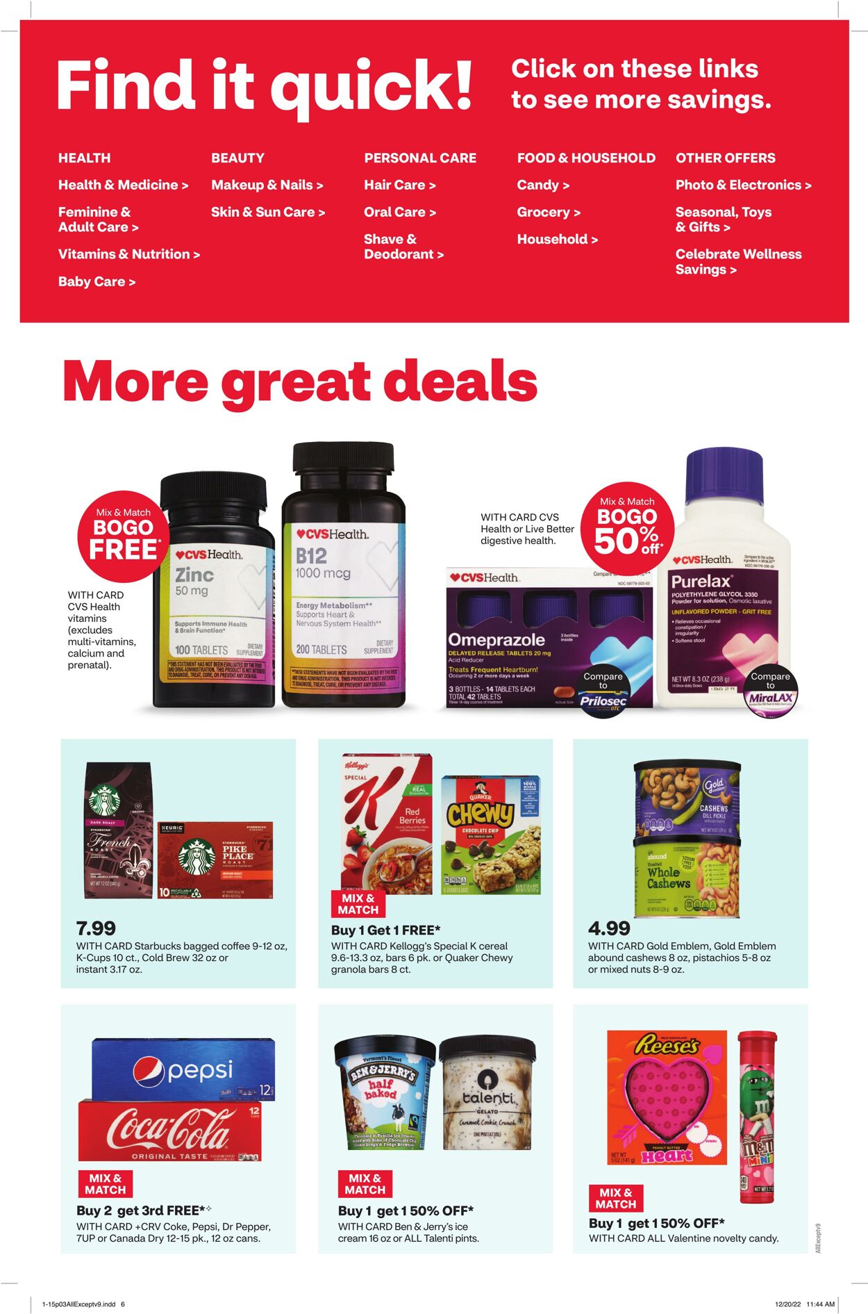 Weekly ad CVS Pharmacy 01/15/2023 - 01/22/2023