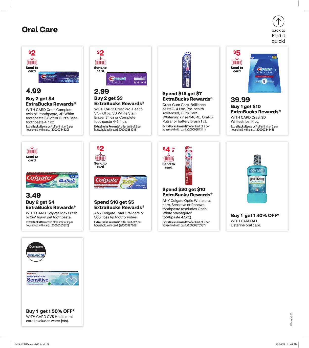 Weekly ad CVS Pharmacy 01/15/2023 - 01/22/2023