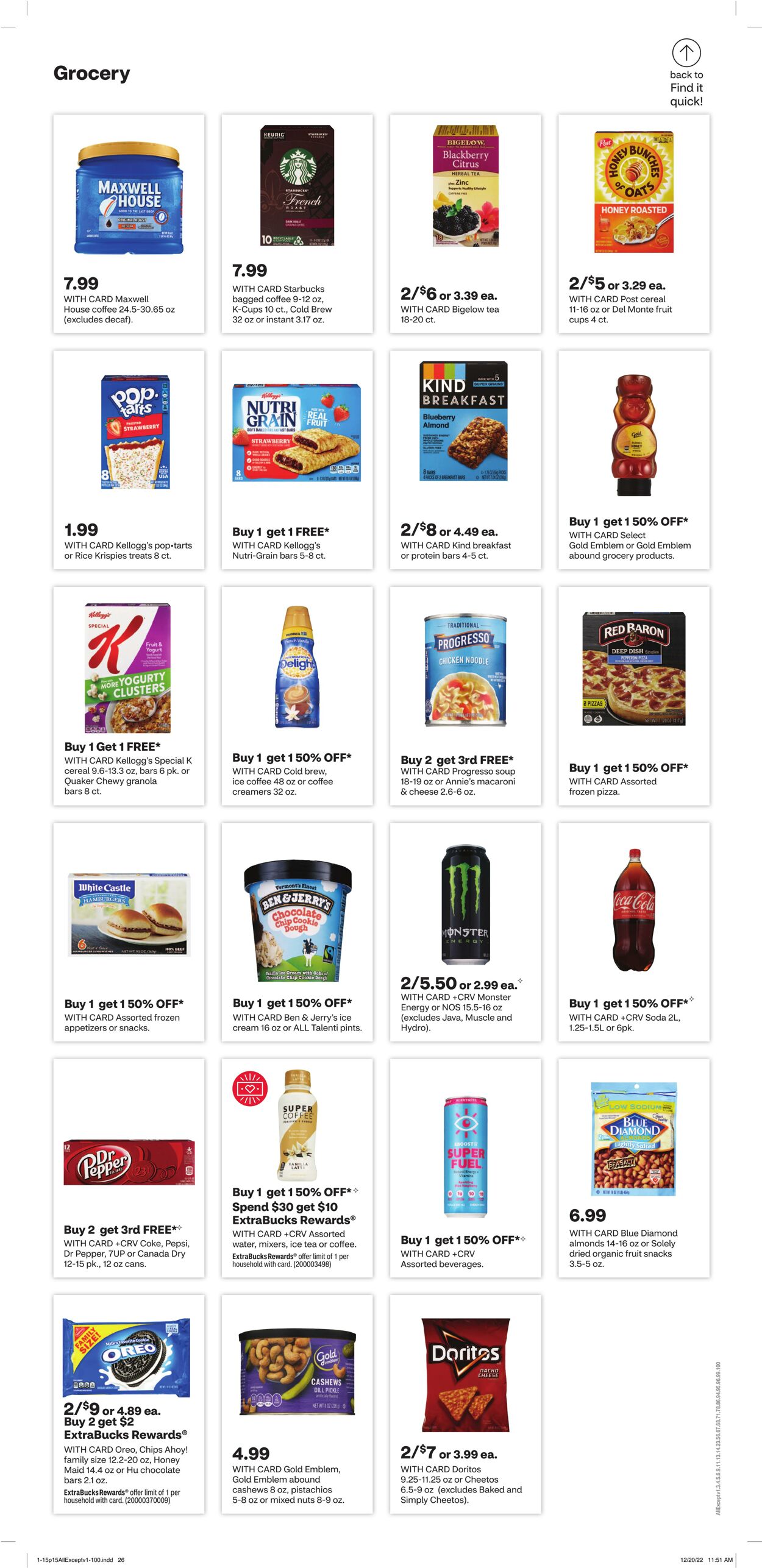 Weekly ad CVS Pharmacy 01/15/2023 - 01/22/2023