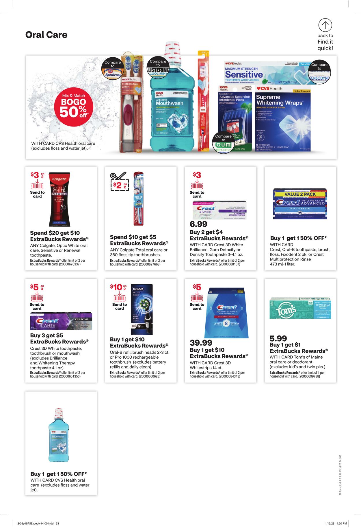 Weekly ad CVS Pharmacy 02/05/2023 - 02/11/2023