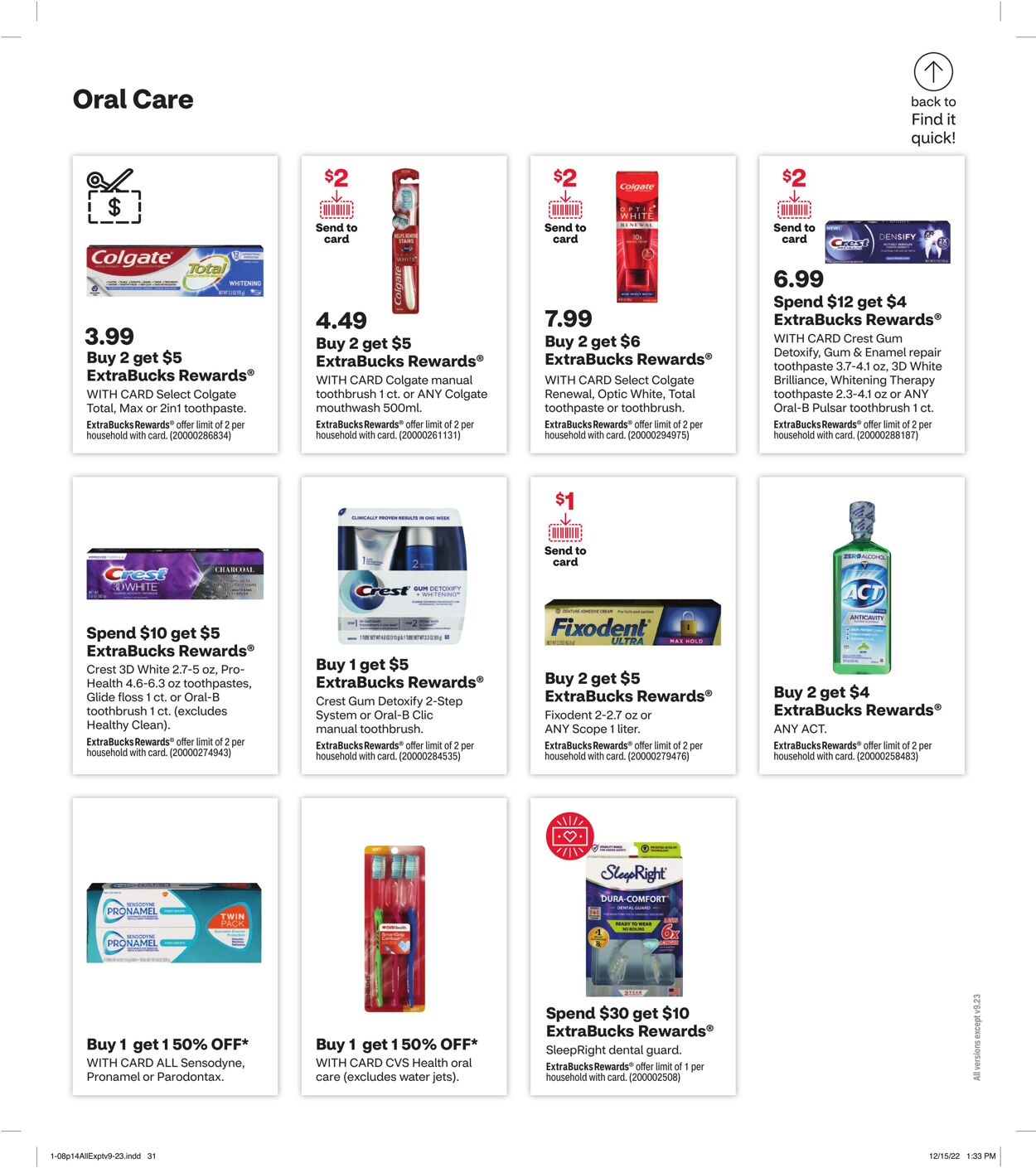 Weekly ad CVS Pharmacy 01/08/2023 - 01/15/2023