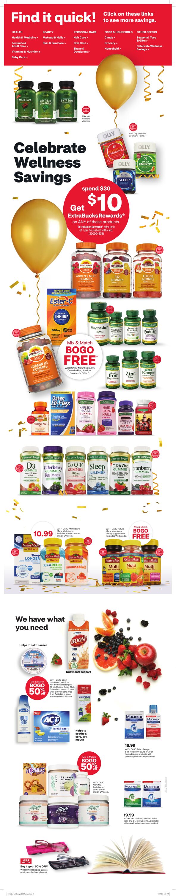 Weekly ad CVS Pharmacy 01/22/2023 - 01/28/2023