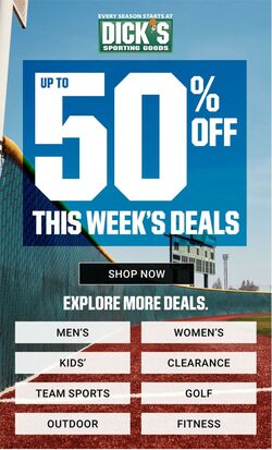 Weekly ad Dick's Sporting Goods 08/20/2023 - 08/26/2023