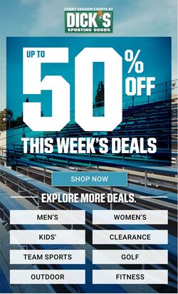 Weekly ad Dick's Sporting Goods 08/20/2023 - 08/26/2023