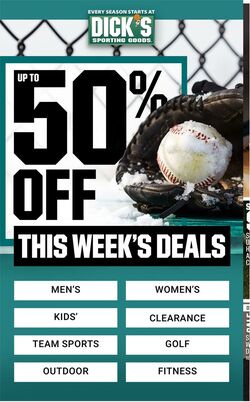 Weekly ad Dick's Sporting Goods 03/05/2023 - 03/11/2023