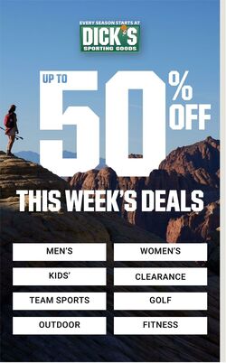 Weekly ad Dick's Sporting Goods 03/19/2023 - 03/25/2023