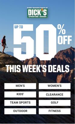 Weekly ad Dick's Sporting Goods 03/26/2023 - 04/01/2023