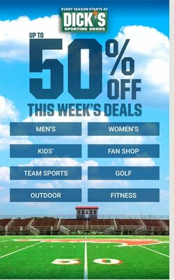 Weekly ad Dick's Sporting Goods 09/11/2022-09/17/2022
