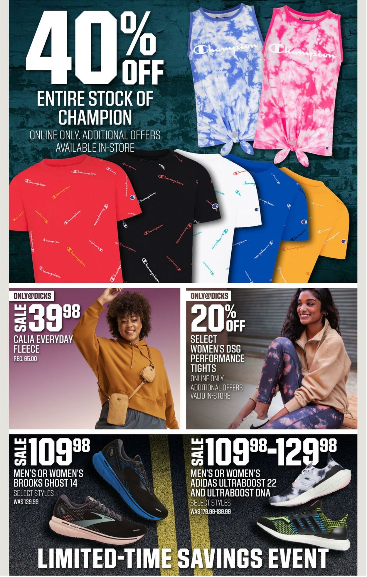 Weekly ad Dick's Sporting Goods 09/25/2022 - 10/01/2022