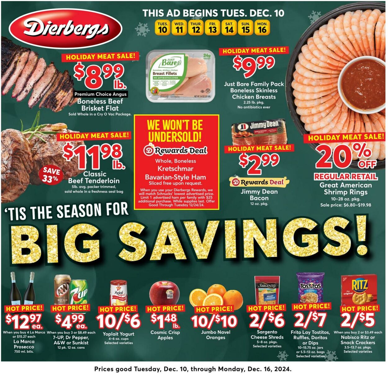 Weekly ad Dierbergs 12/10/2024 - 12/16/2024