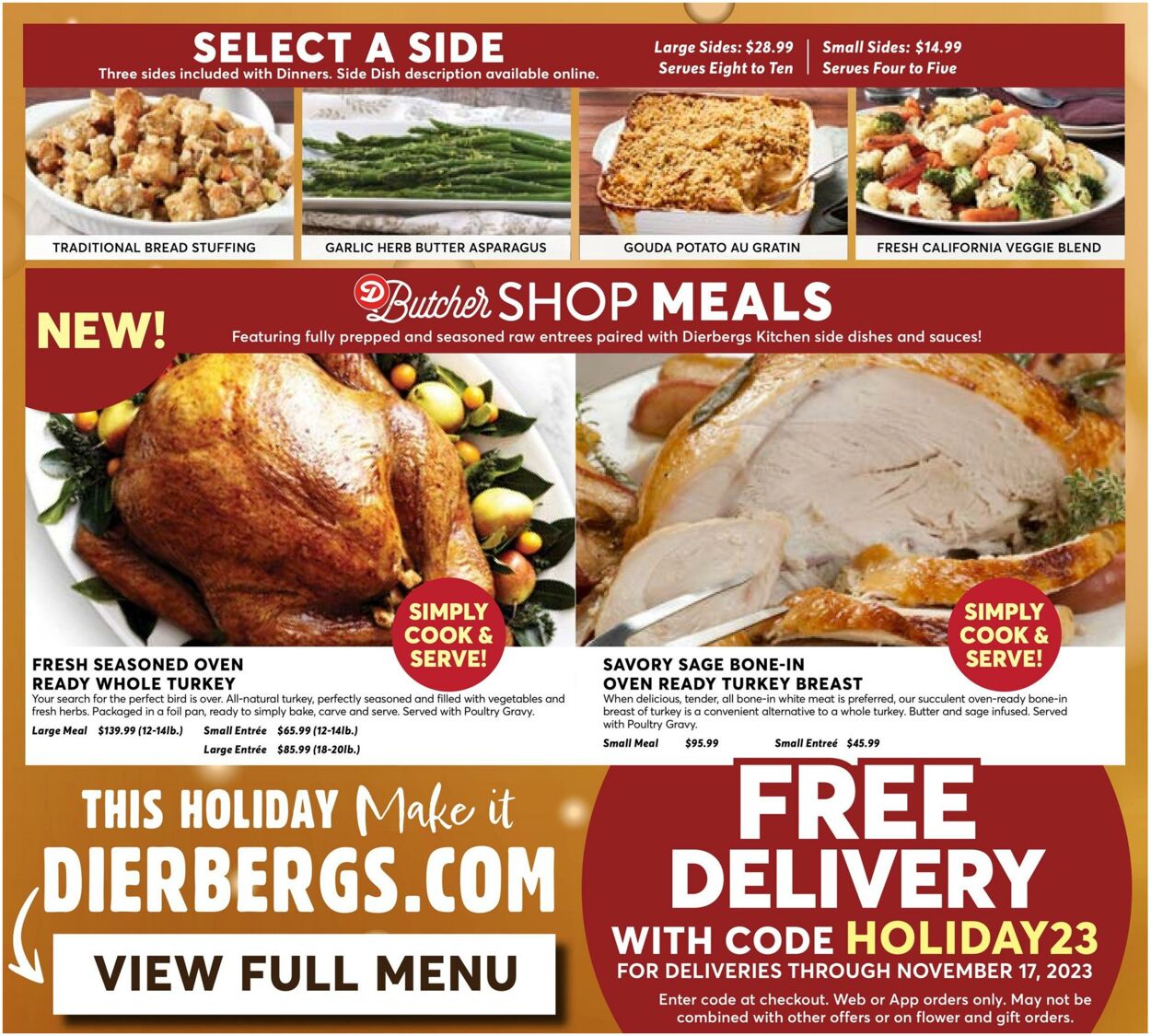 Weekly ad Dierbergs 11/14/2023 - 11/27/2023