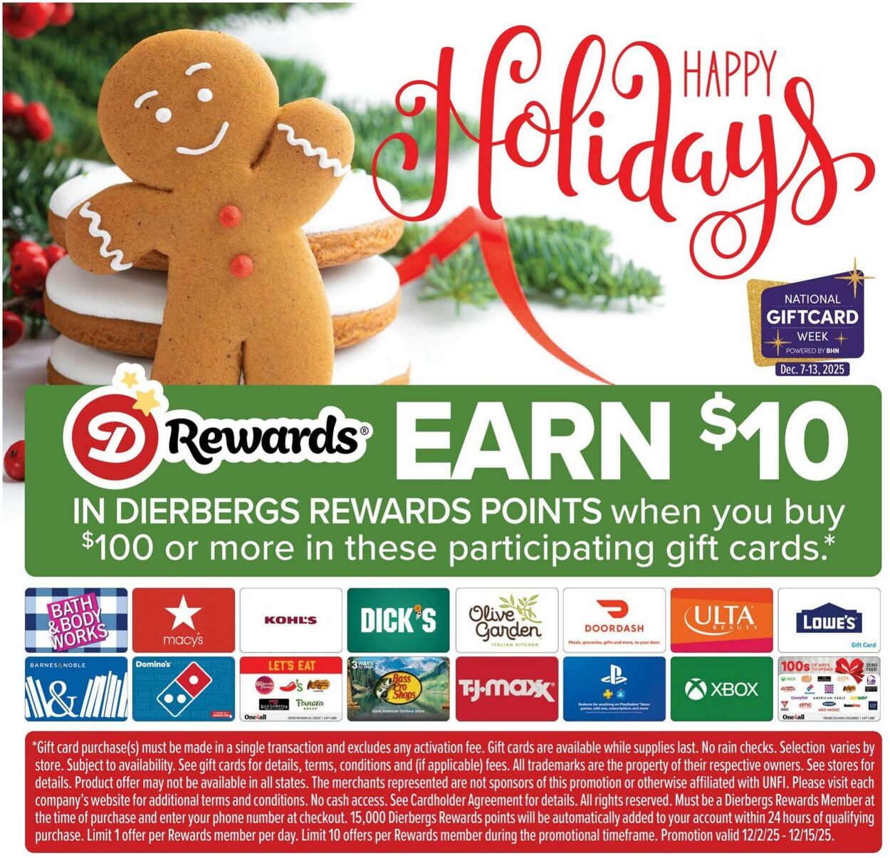 Weekly ad Dierbergs 12/09/2025 - 12/15/2025
