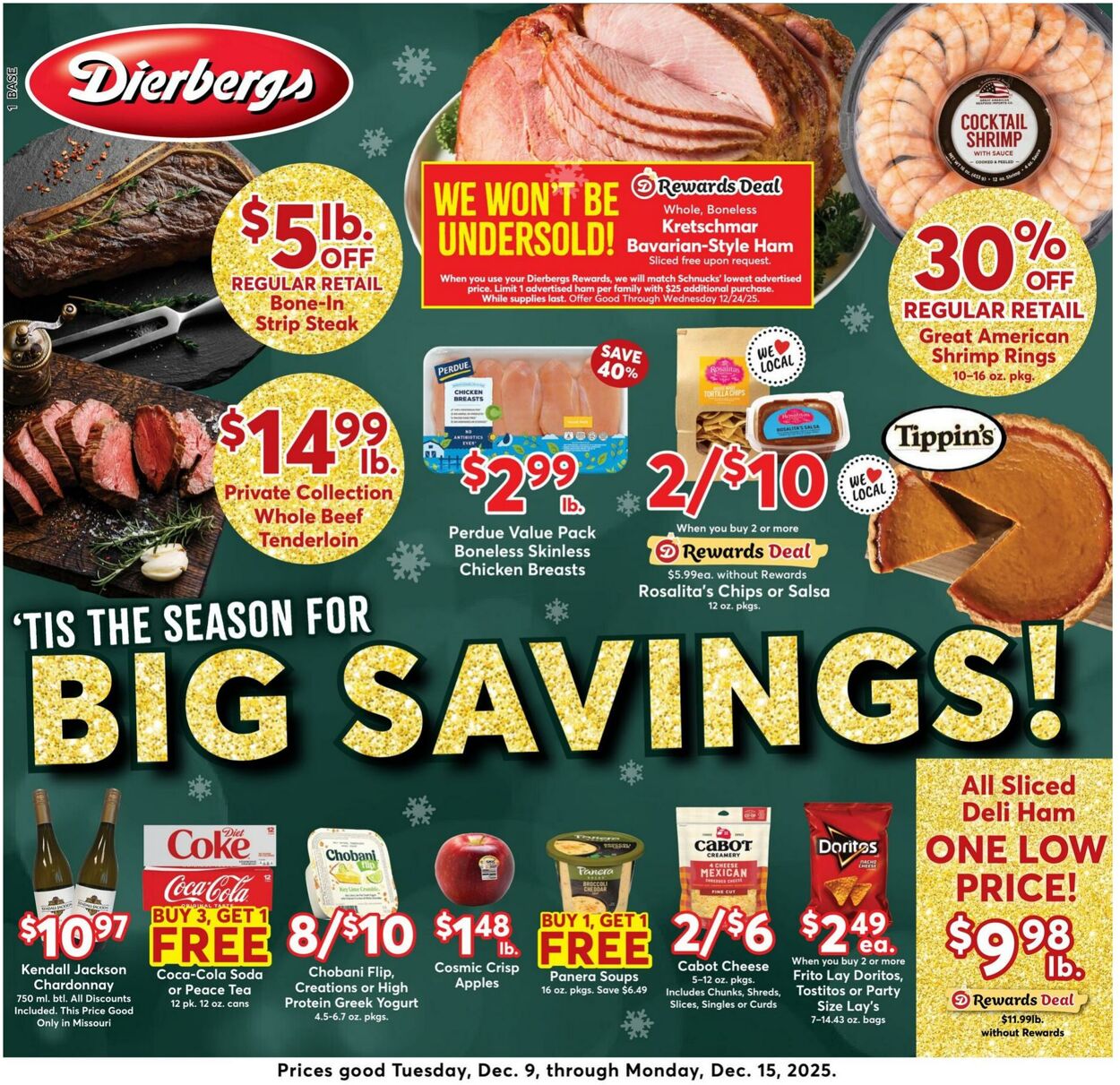 Weekly ad Dierbergs 12/09/2025 - 12/15/2025