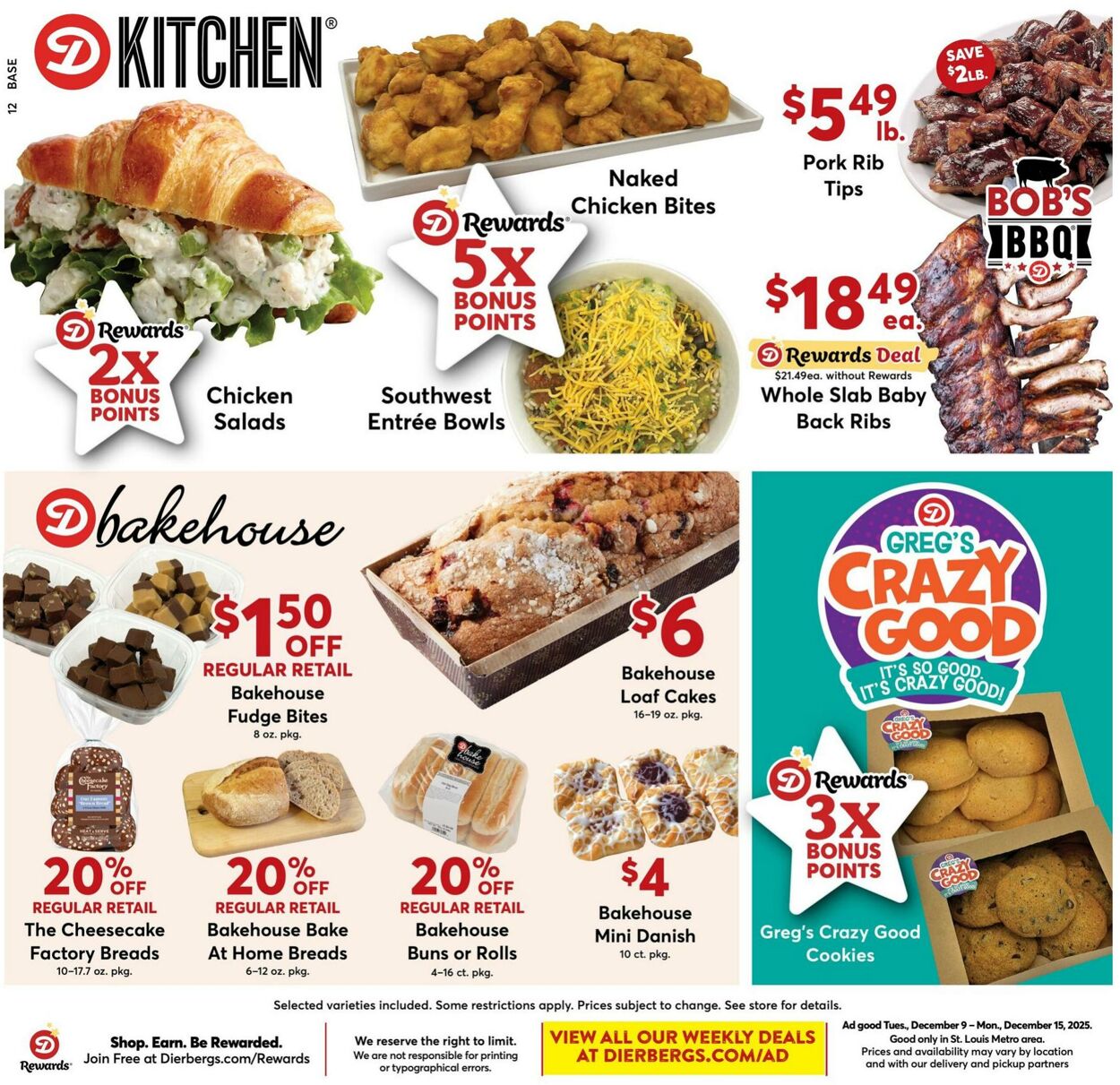 Weekly ad Dierbergs 12/09/2025 - 12/15/2025
