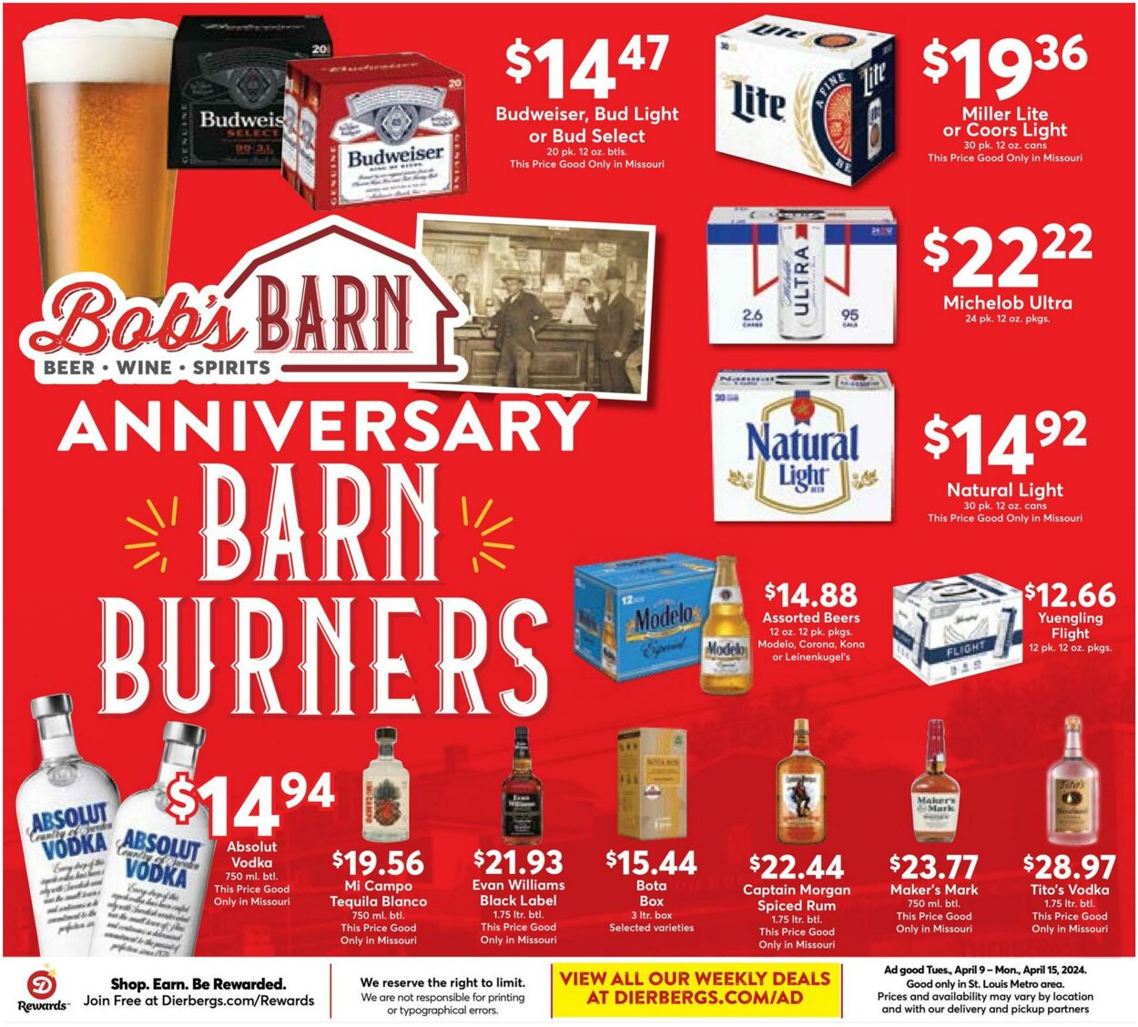 Weekly ad Dierbergs 04/09/2024 - 04/15/2024