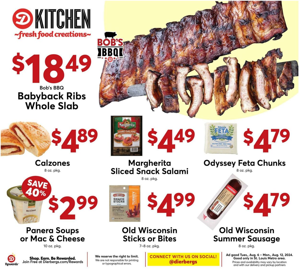 Weekly ad Dierbergs 08/06/2024 - 08/12/2024