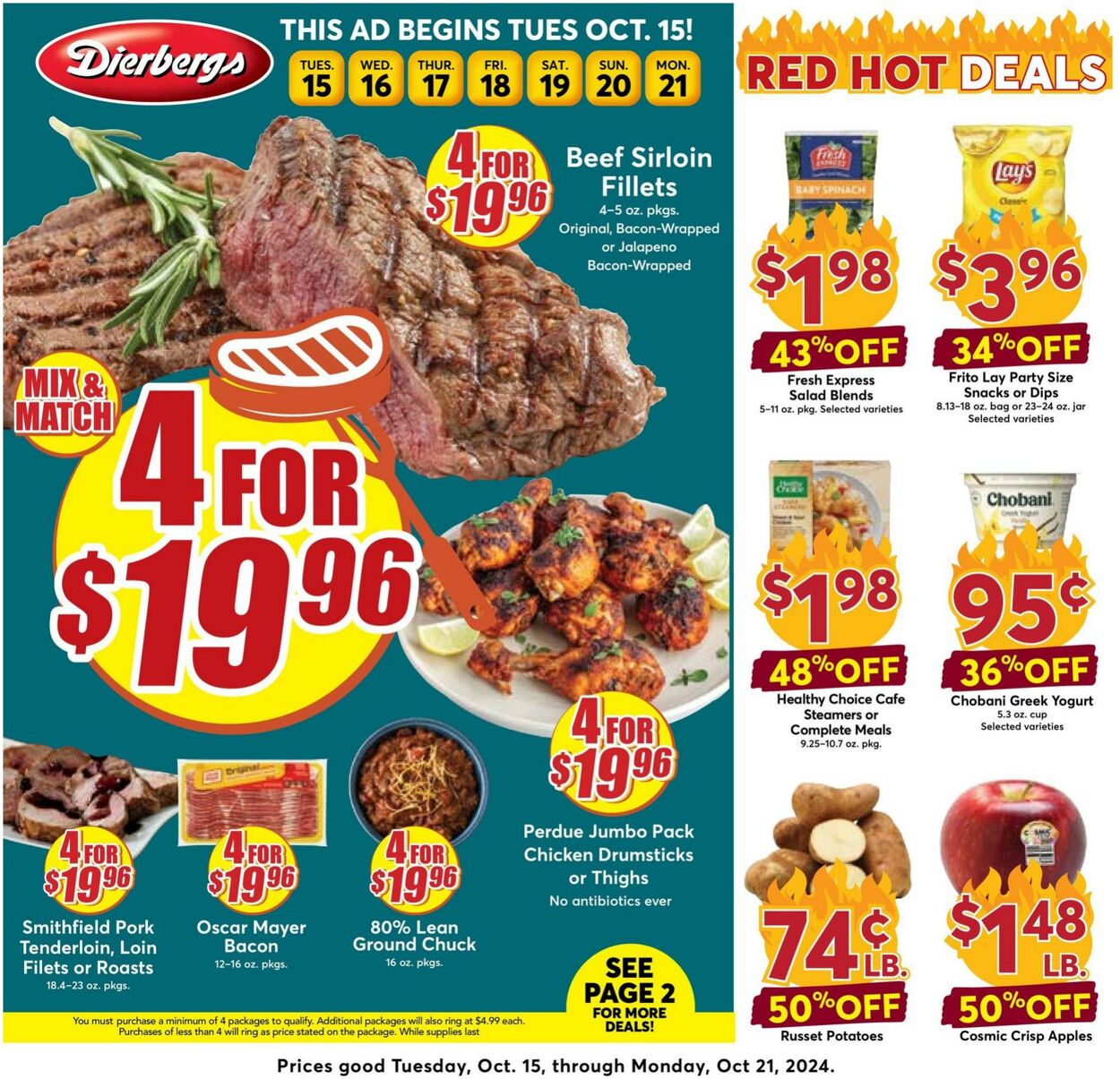 Weekly ad Dierbergs 10/15/2024 - 10/21/2024