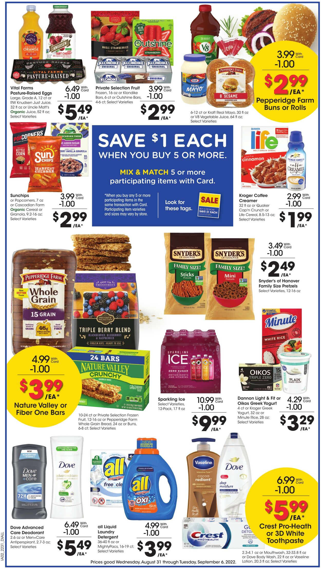 Weekly ad Dillons 08/31/2022 - 09/06/2022