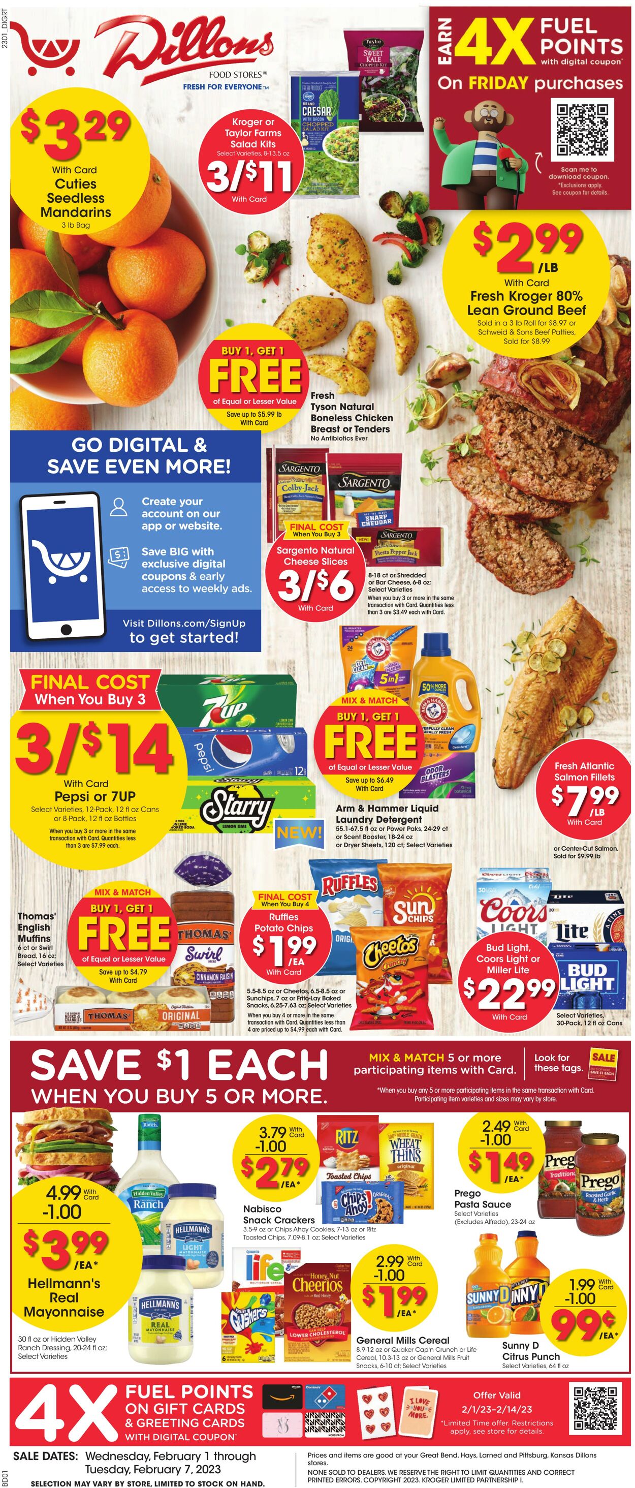 Weekly ad Dillons 02/01/2023 - 02/07/2023