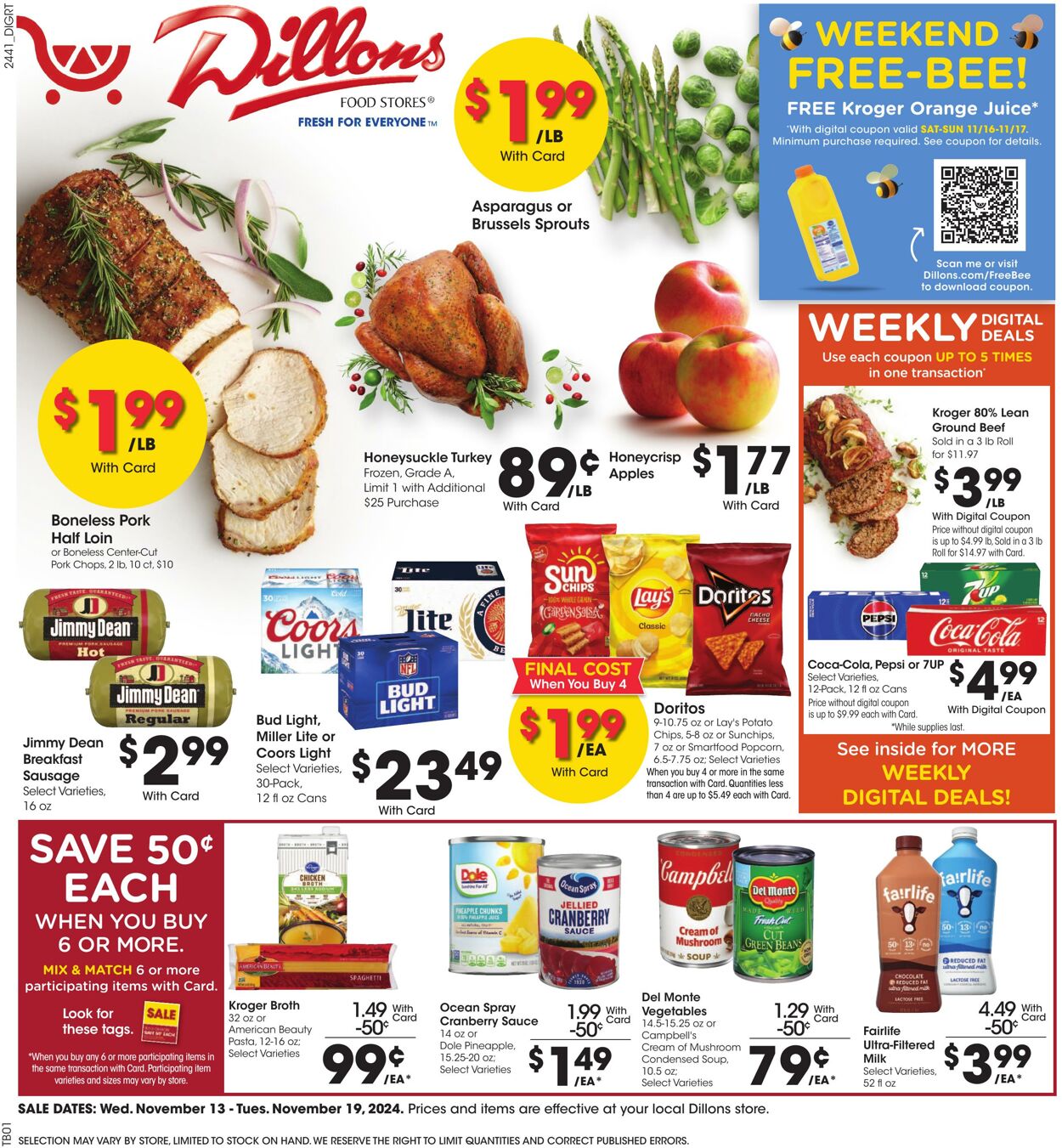 Weekly ad Dillons 11/13/2024 - 11/19/2024