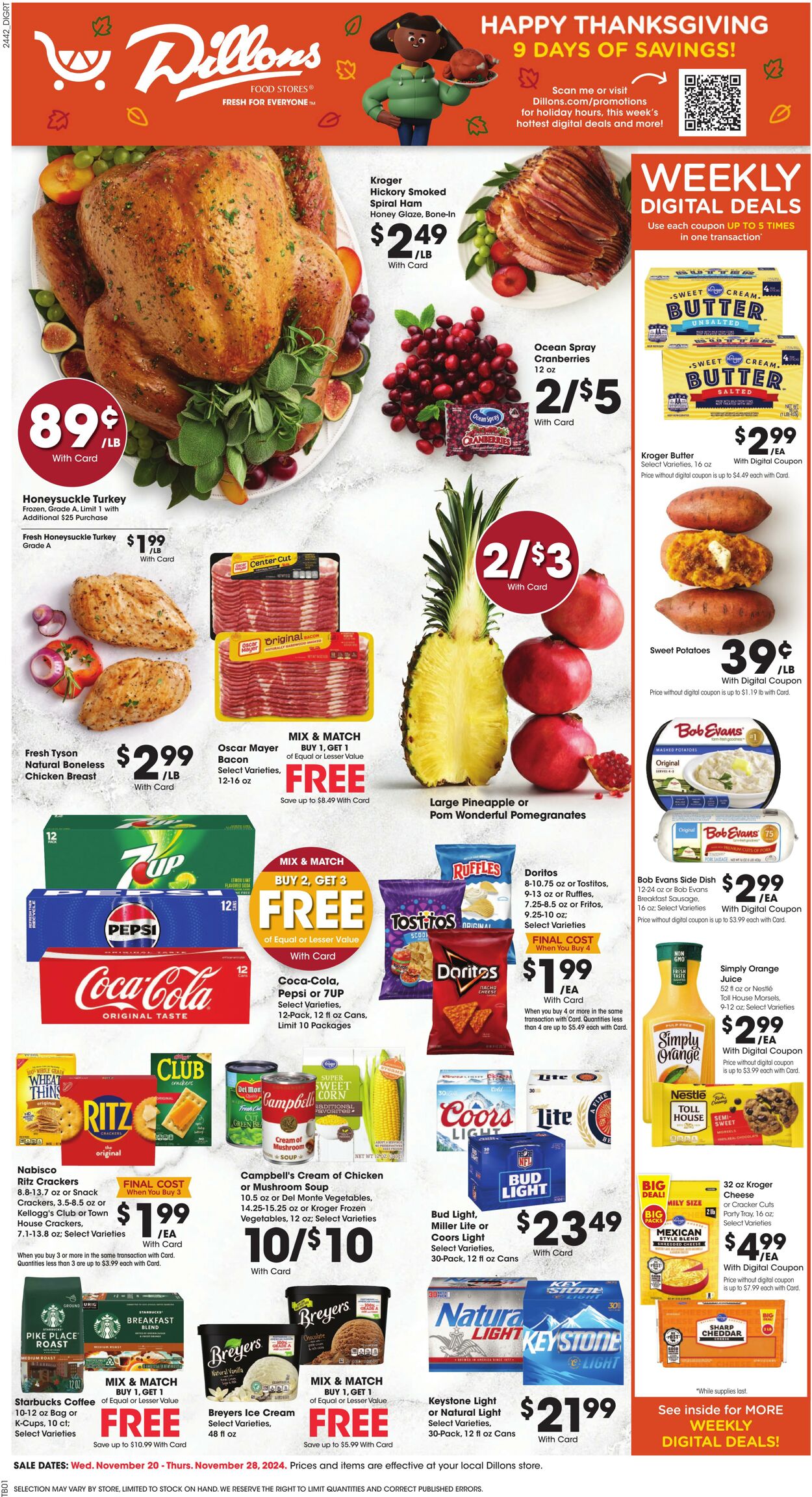 Weekly ad Dillons 11/20/2024 - 11/28/2024