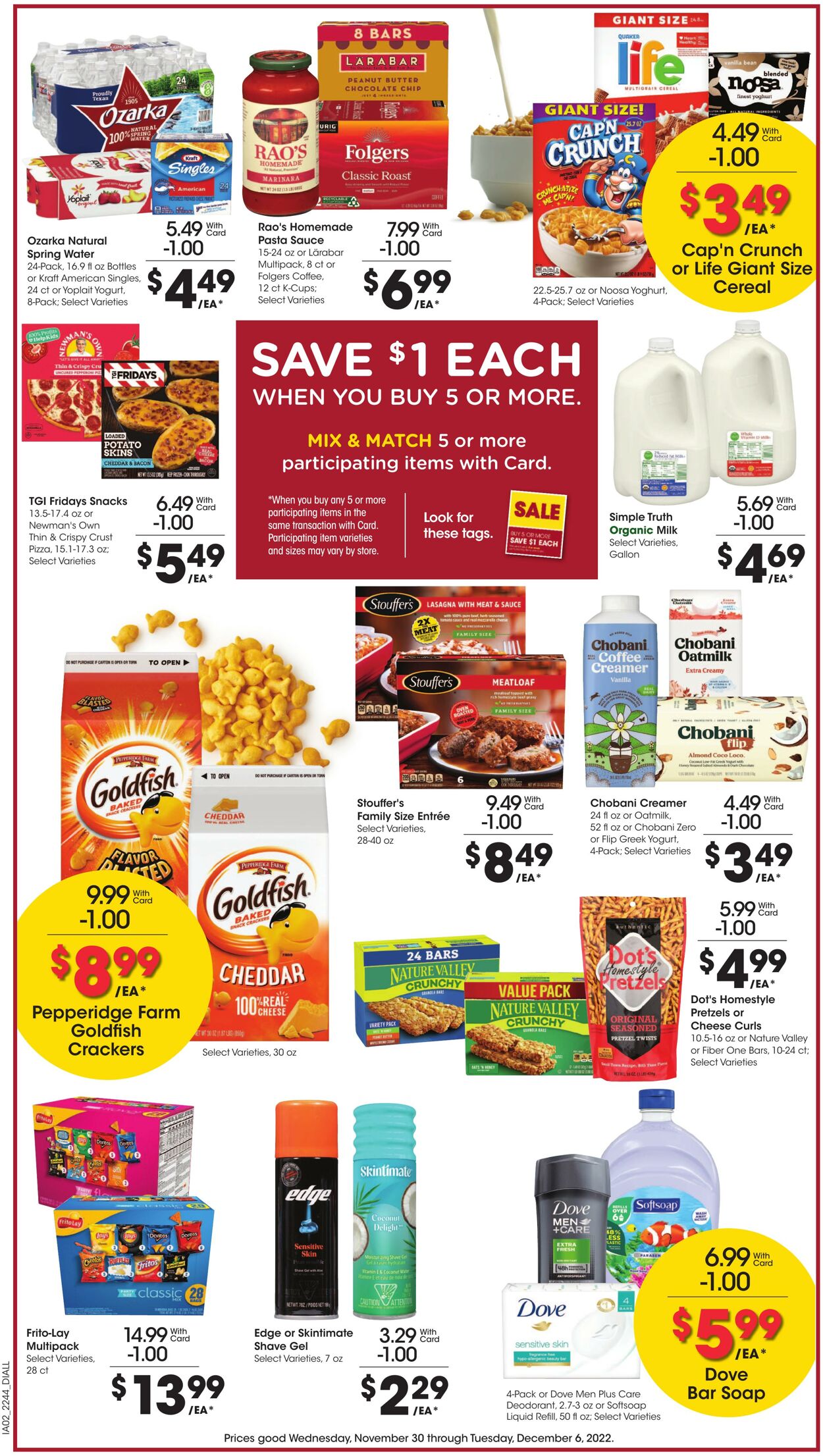 Weekly ad Dillons 11/30/2022 - 12/06/2022