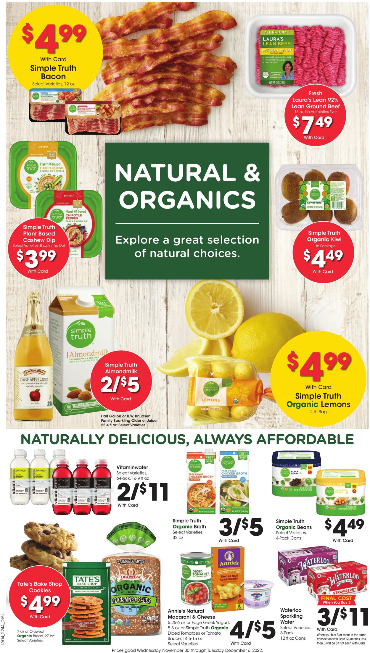 Weekly ad Dillons 11/30/2022 - 12/06/2022