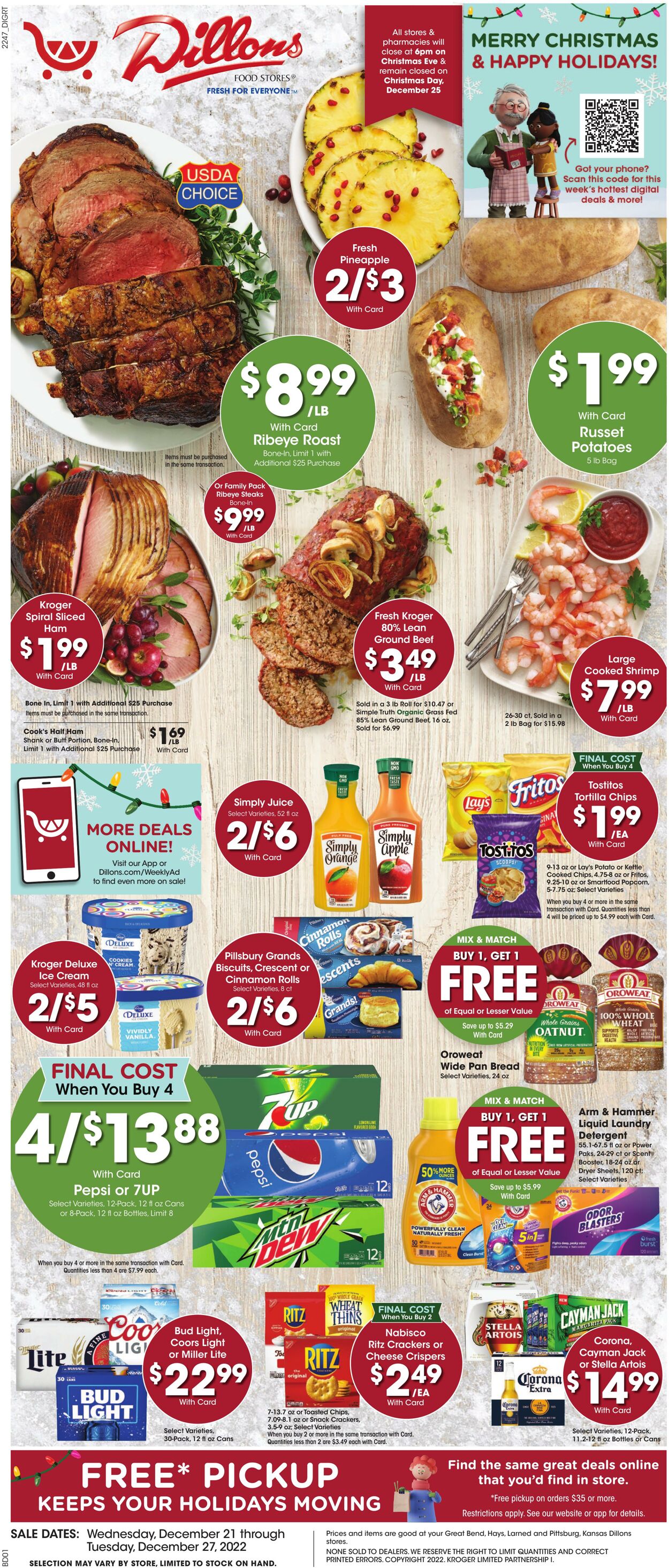 Weekly ad Dillons 12/21/2022-12/27/2022