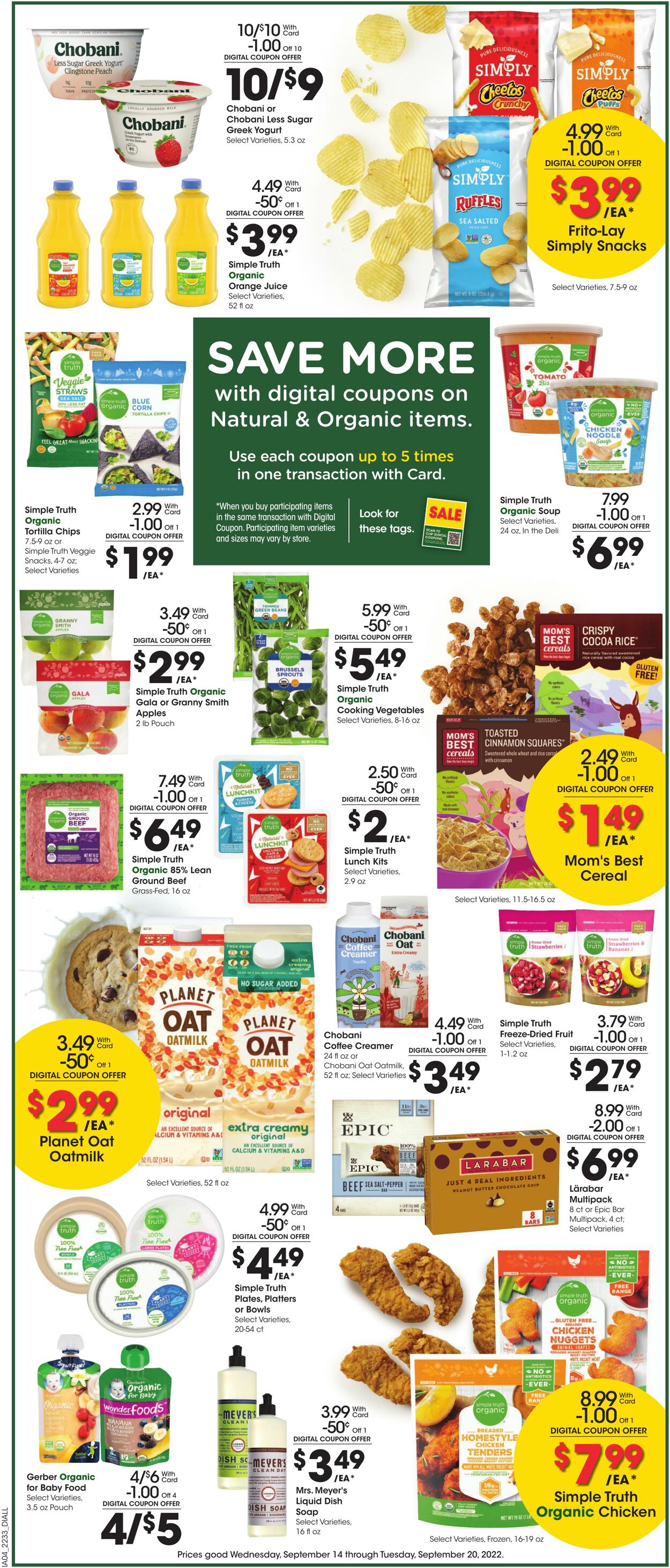 Weekly ad Dillons 09/14/2022 - 09/20/2022