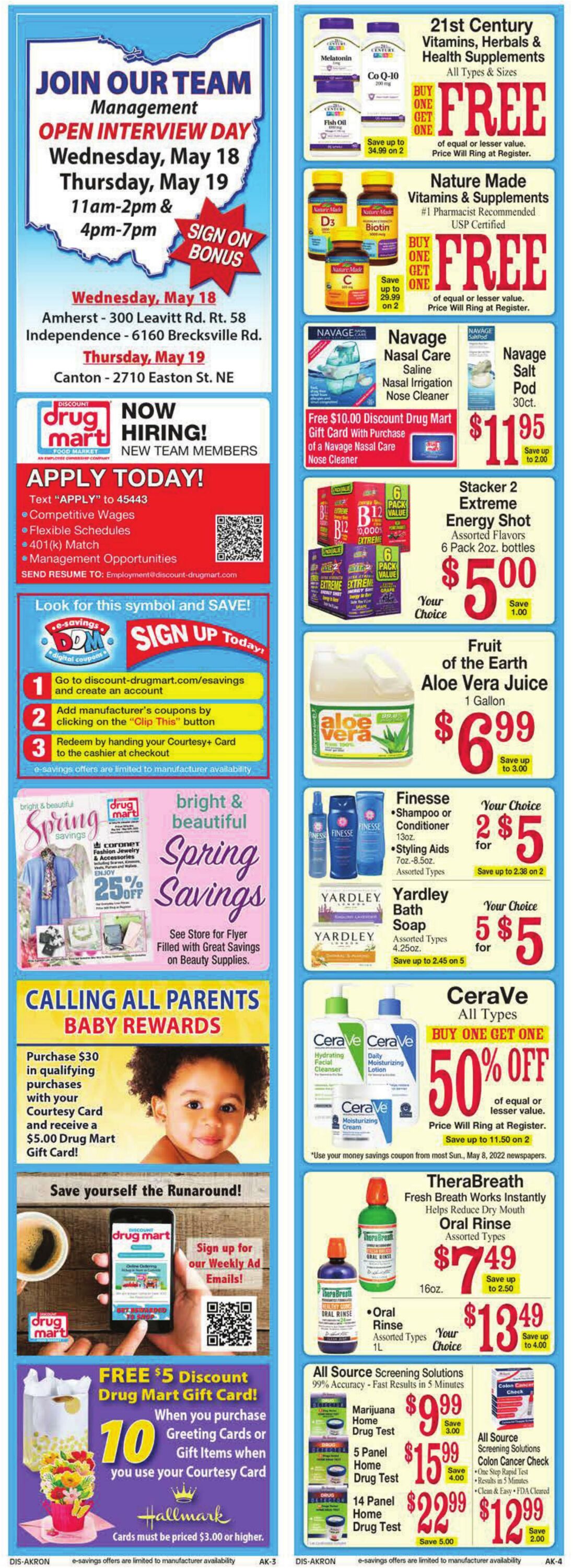 Weekly ad Discount Drug Mart 05/11/2022 - 05/17/2022