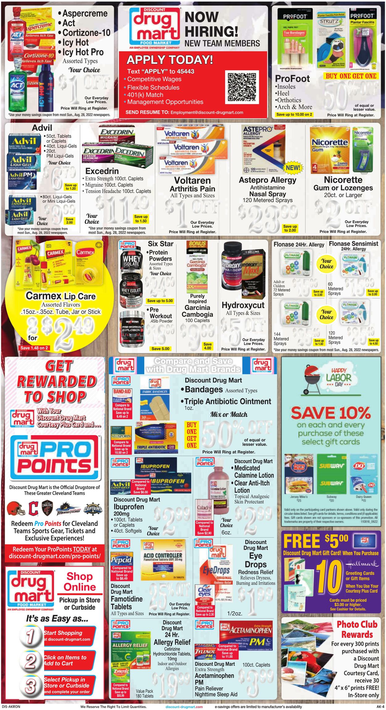 Weekly ad Discount Drug Mart 08/31/2022 - 09/06/2022