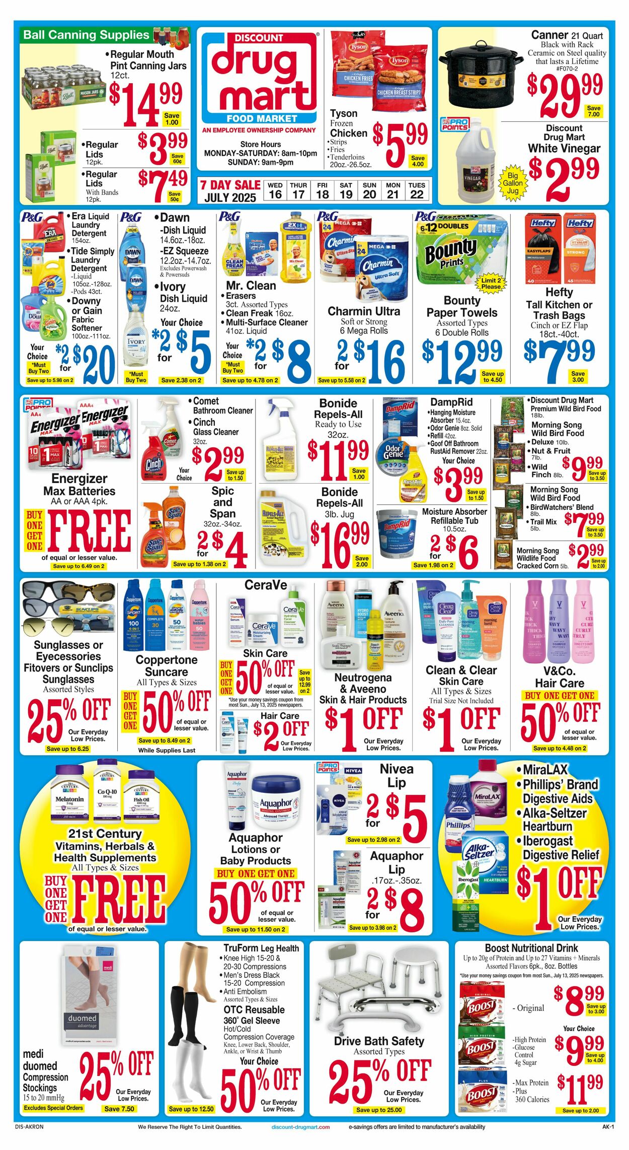 Weekly ad Discount Drug Mart 07/10/2025 - 07/24/2025