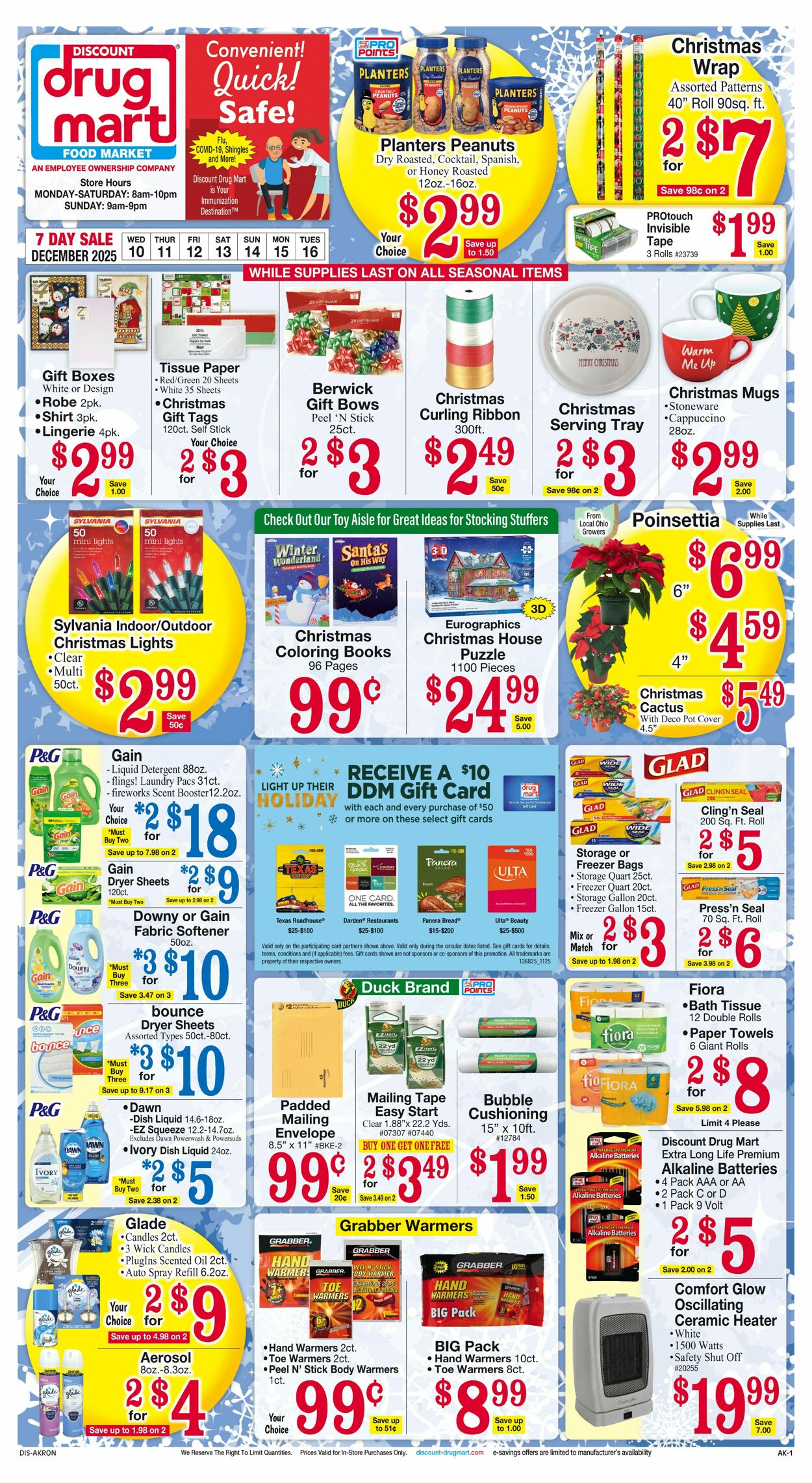Weekly ad Discount Drug Mart 12/09/2025 - 12/23/2025