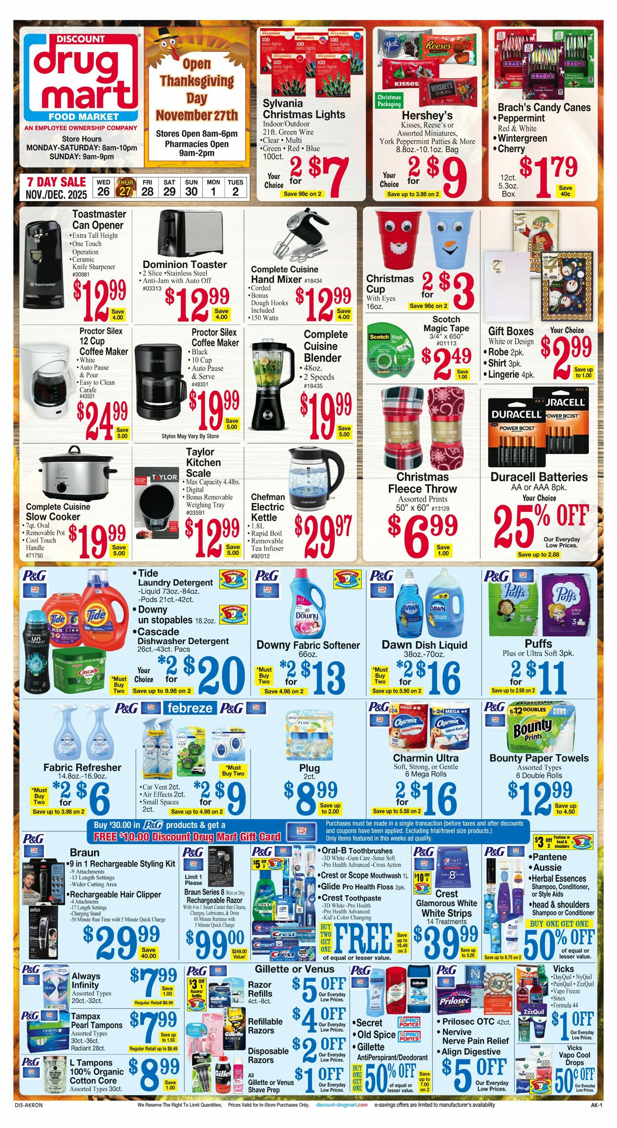 Weekly ad Discount Drug Mart 11/20/2025 - 12/04/2025
