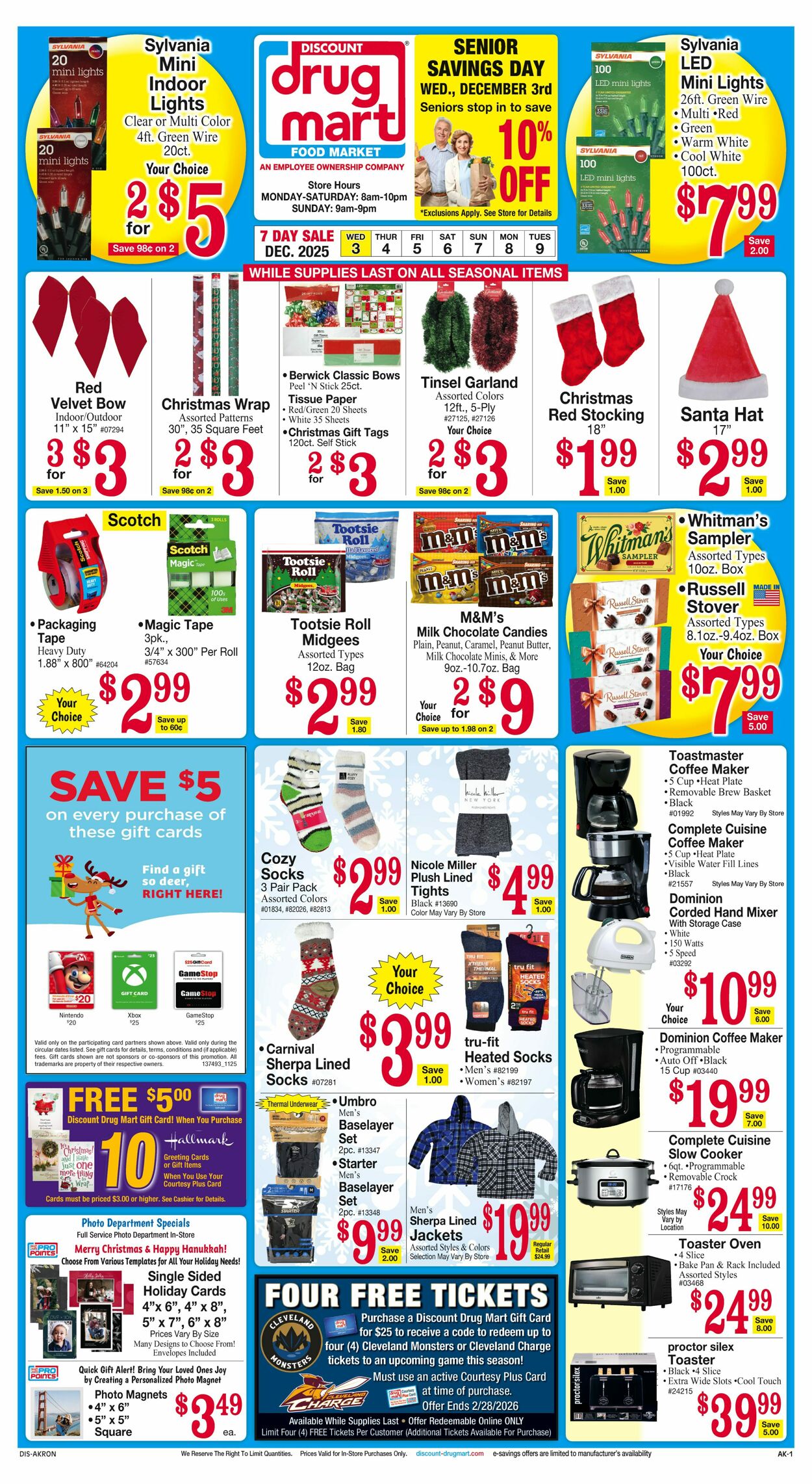 Weekly ad Discount Drug Mart 12/01/2025 - 12/15/2025